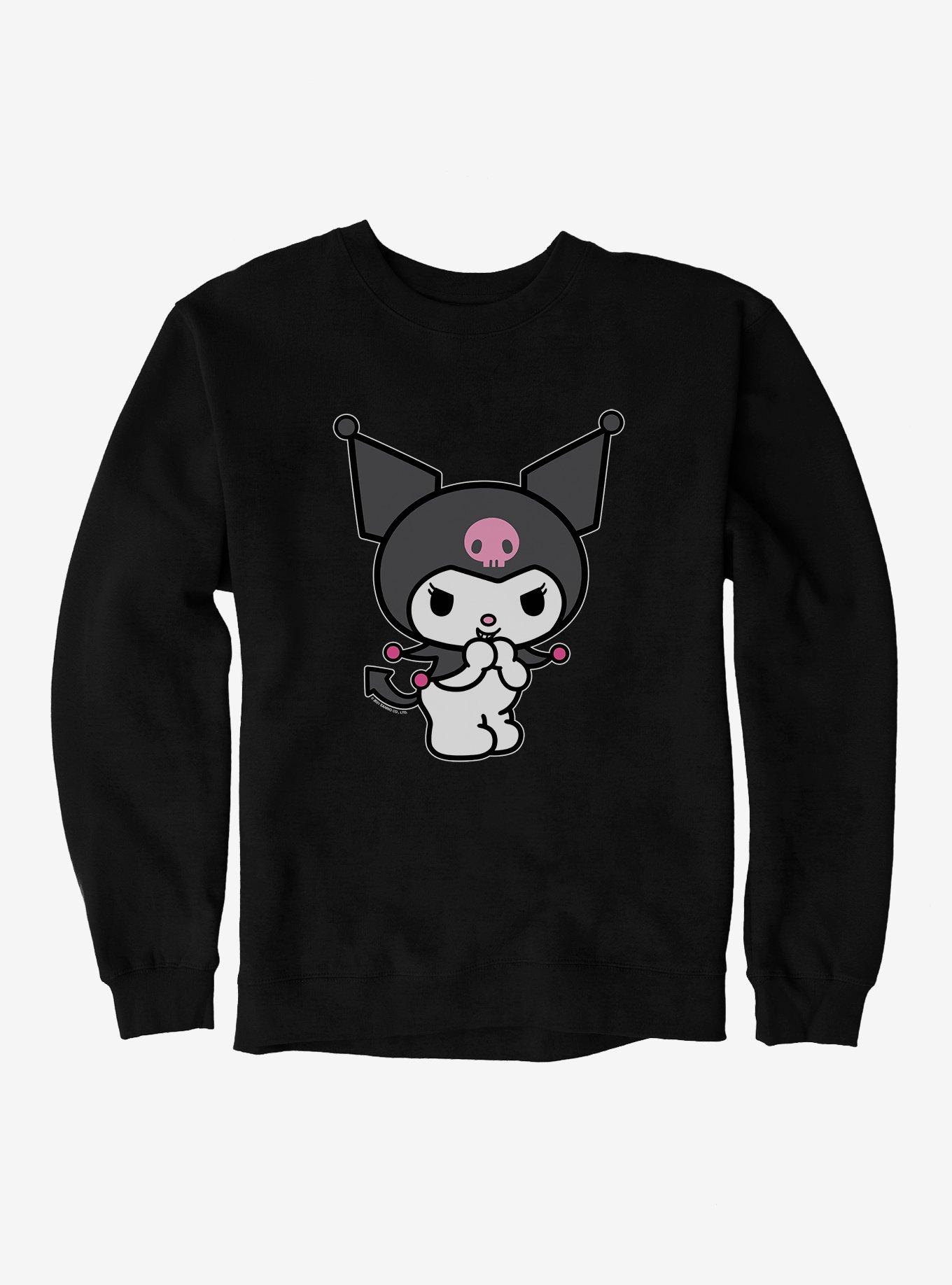 Kuromi Evil Giggle Sweatshirt, , hi-res