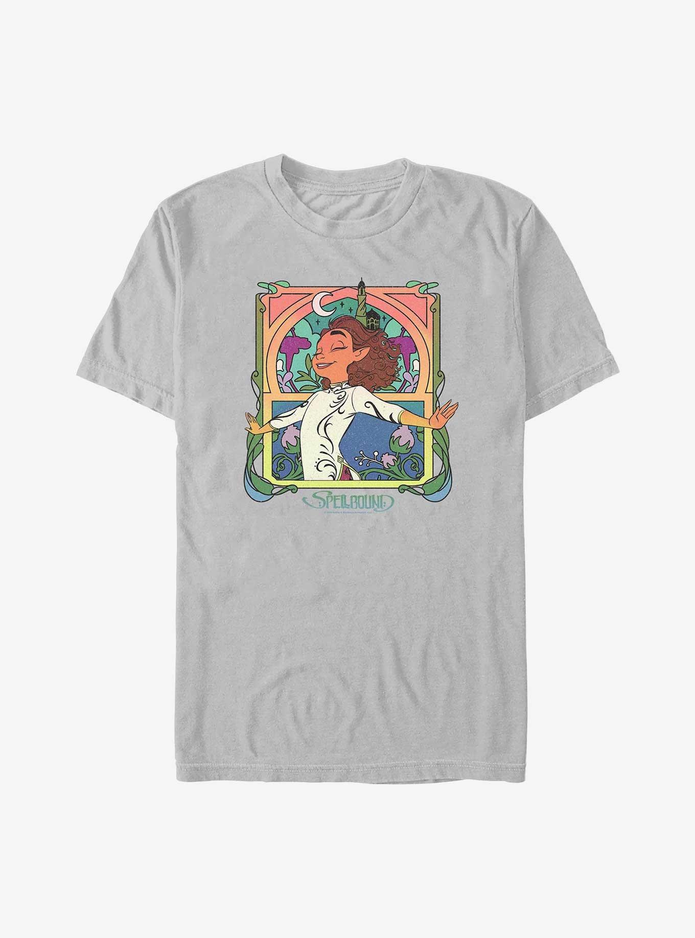 Spellbound Nouveau Ellian T-Shirt, SILVER, hi-res
