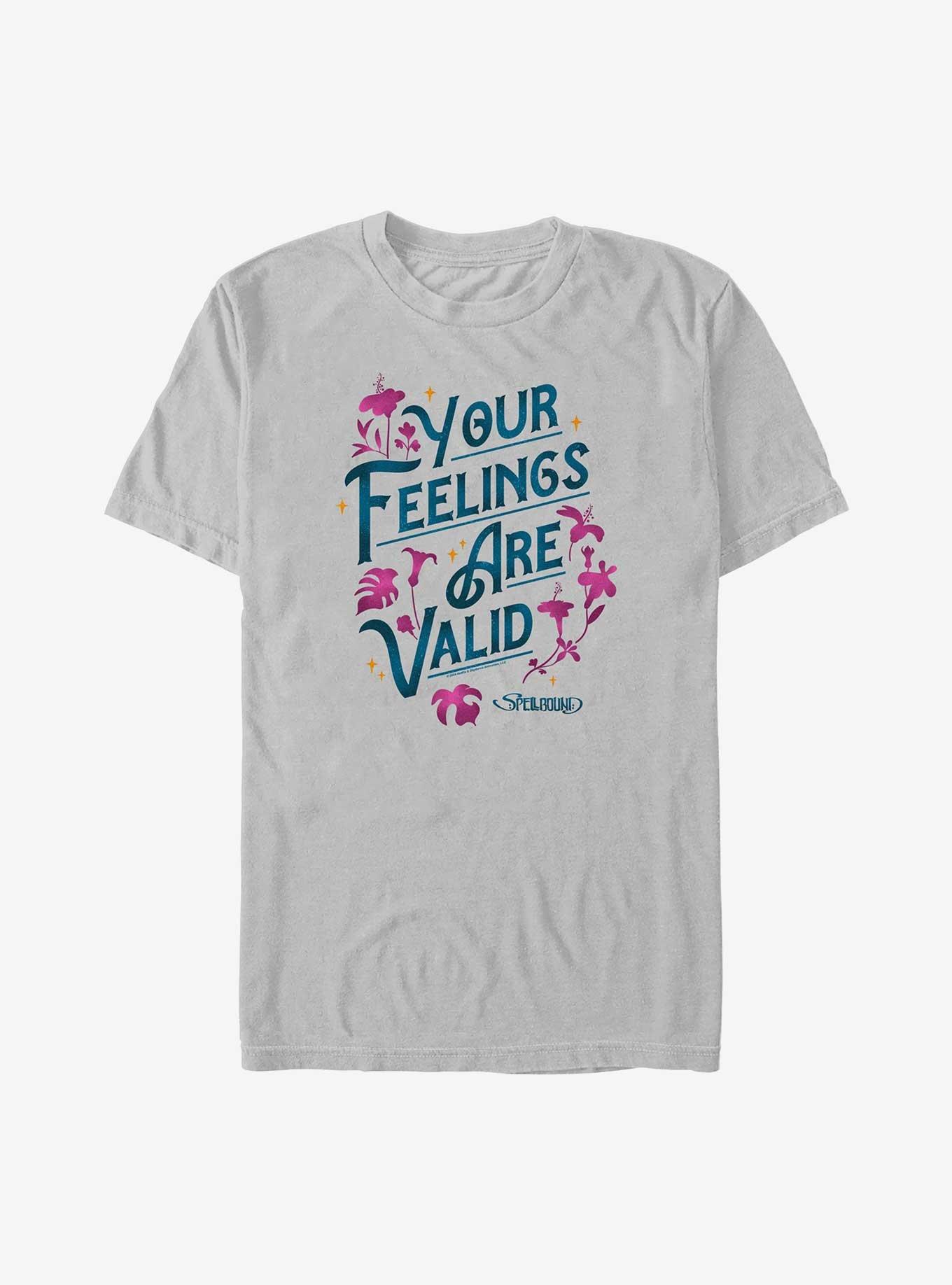 Spellbound Valid Feelings T-Shirt, SILVER, hi-res
