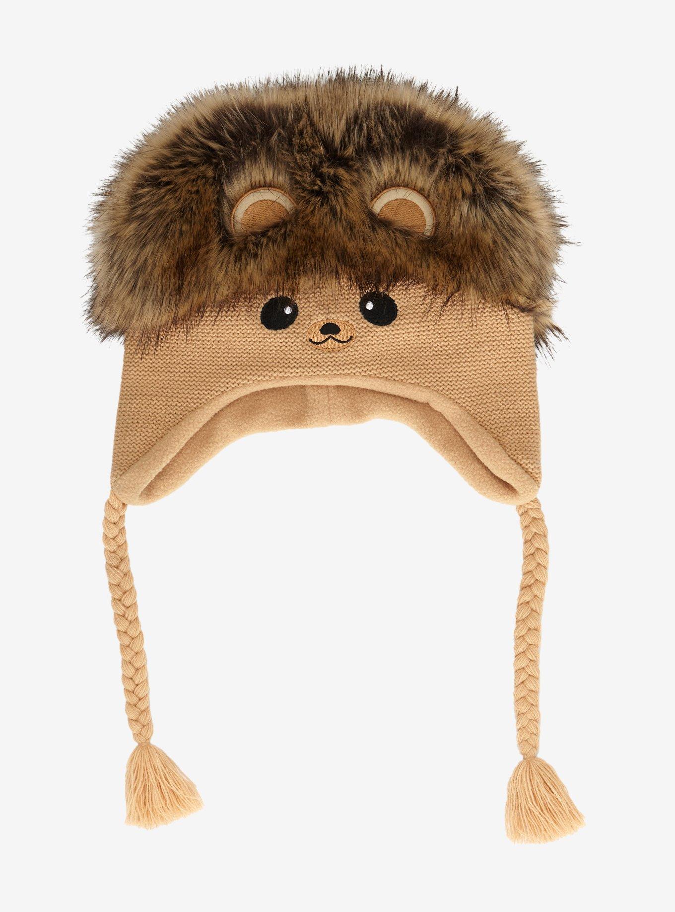 Hedgehog Fuzzy Tassel Beanie, , hi-res