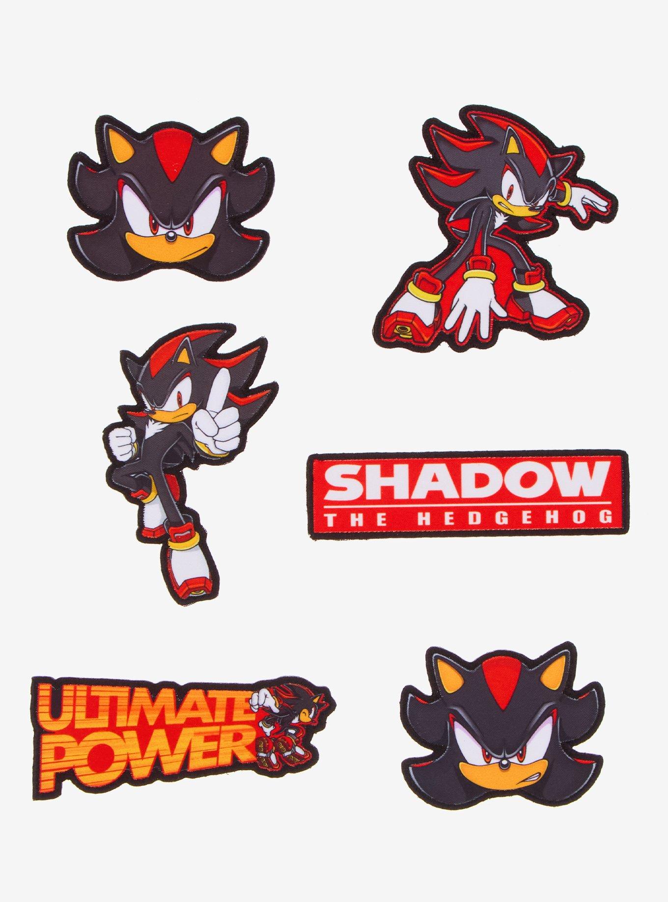 Sonic the Hedgehog Shadow Blind Bag Iron On Patch, , hi-res
