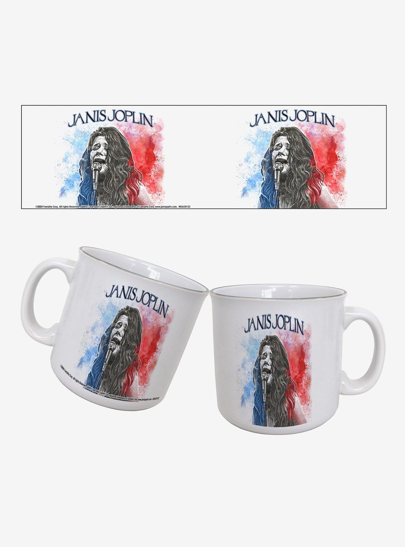 Janis Joplin Paint 20oz Camper Mug, , hi-res