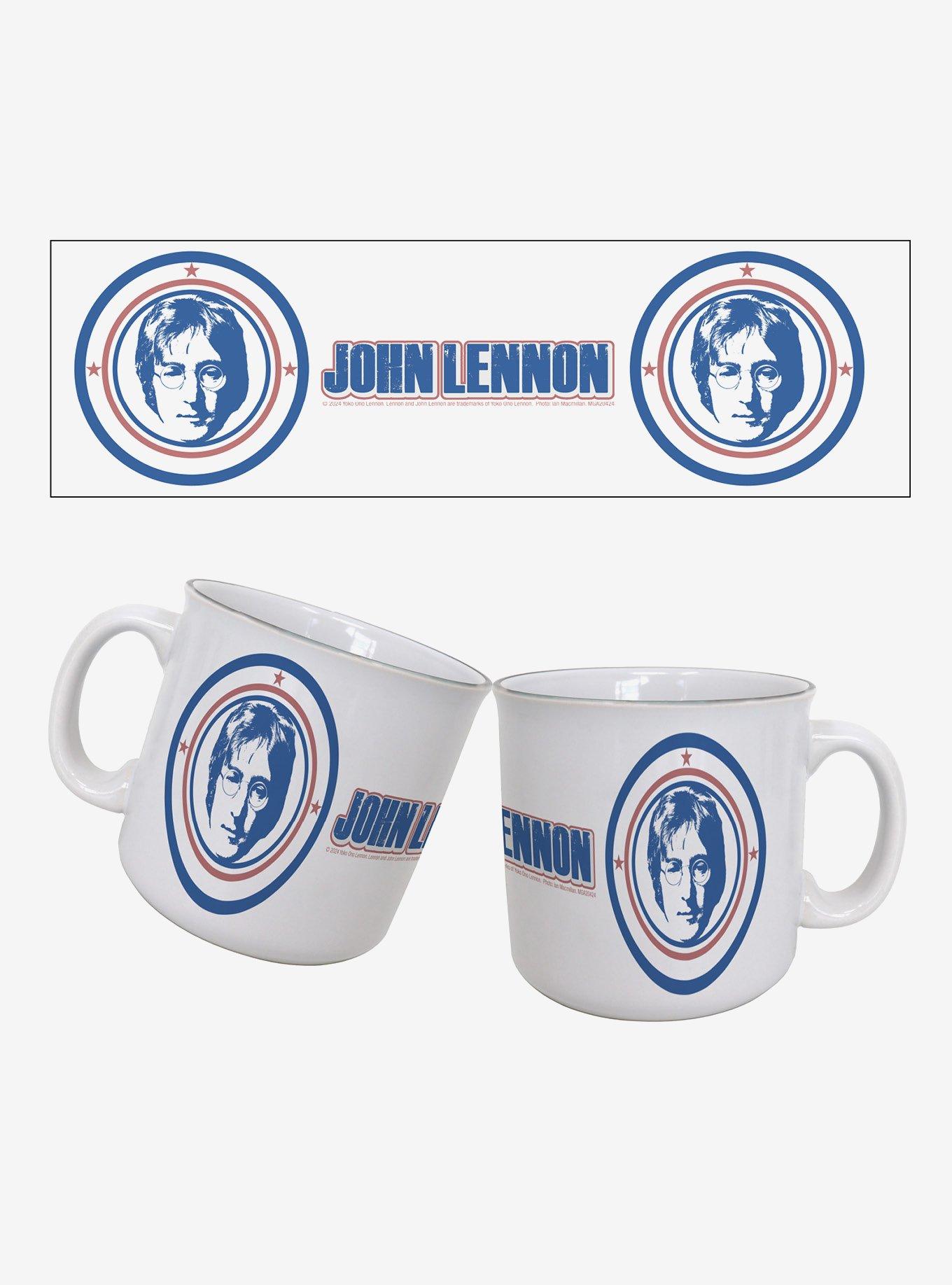 John Lennon Working Class Hero Photo 20oz Camper Mug | Hot Topic