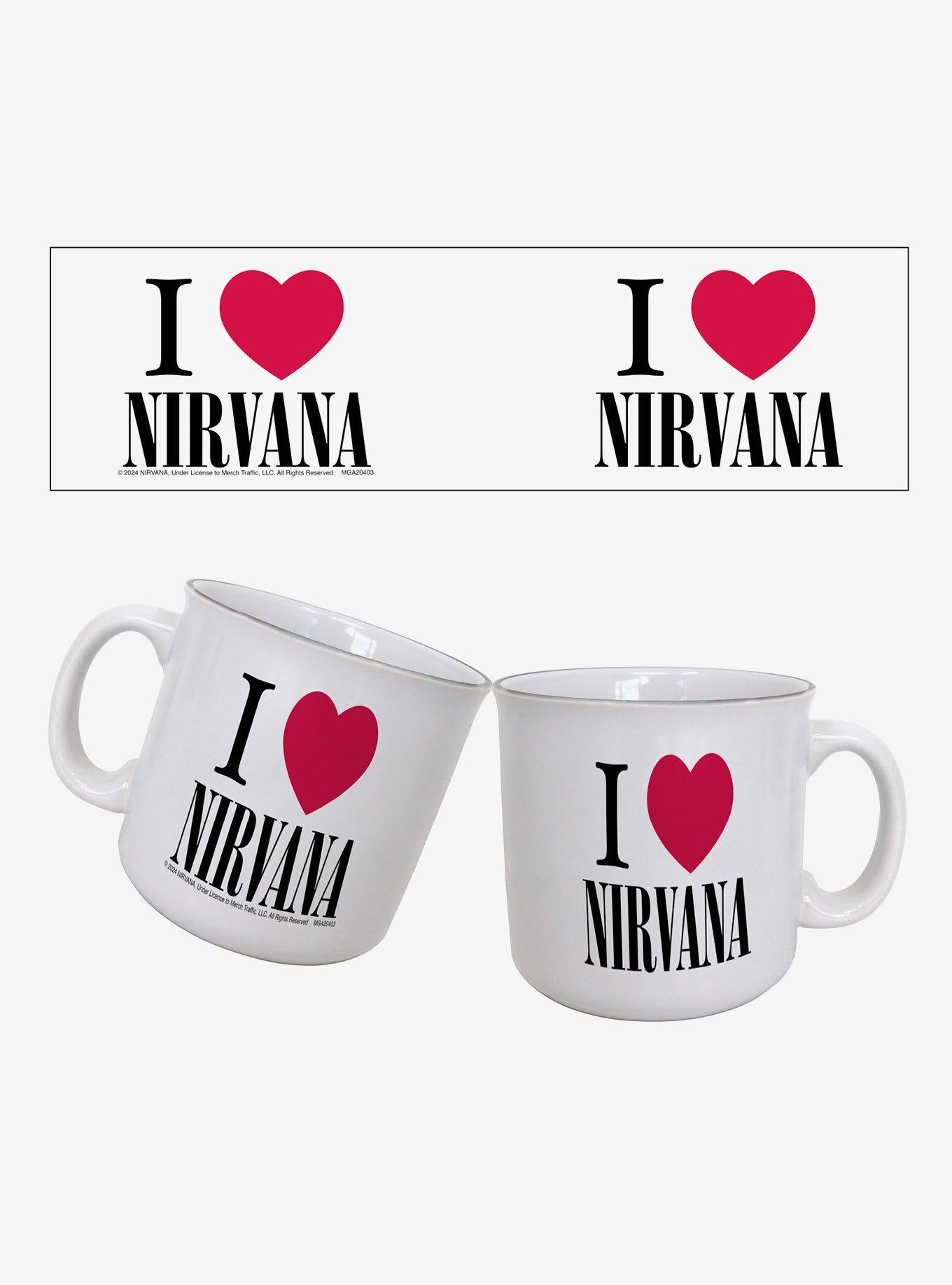 Nirvana I Heart Nirvana 20oz Camper Mug, , hi-res
