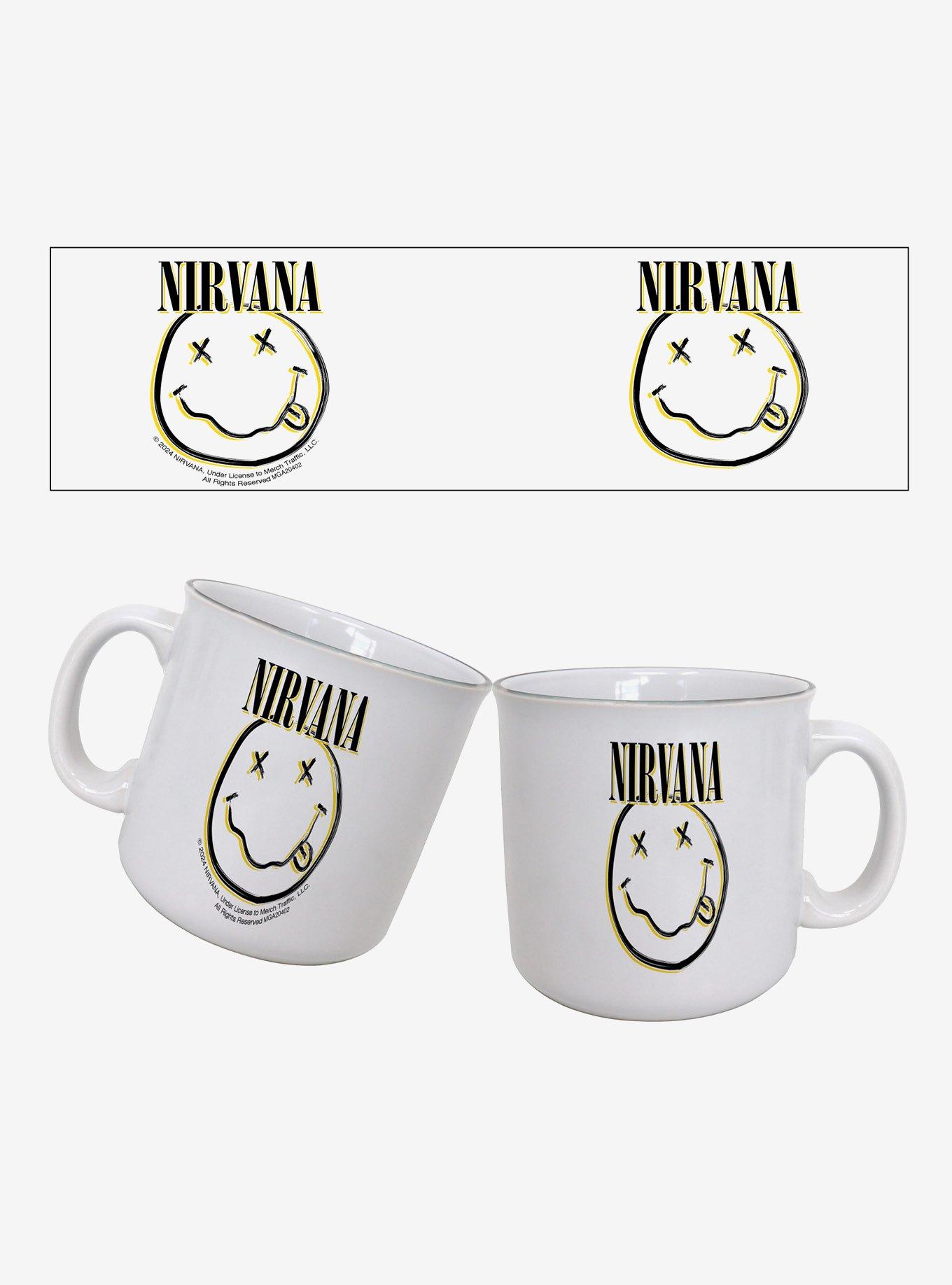 Nirvana Smiley 20oz Camper Mug, , hi-res