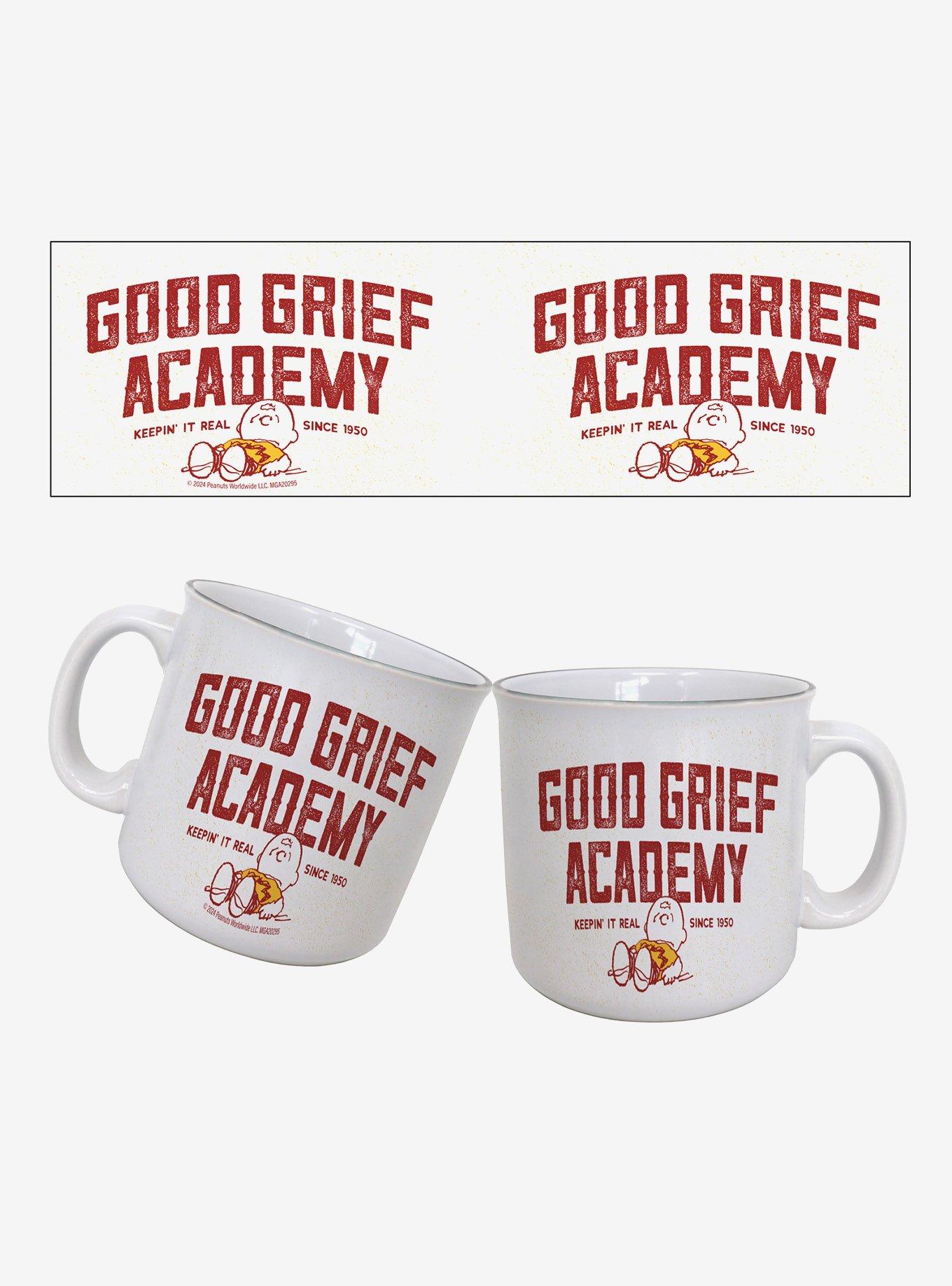 Peanuts Good Grief Academy 20oz Camper Mug