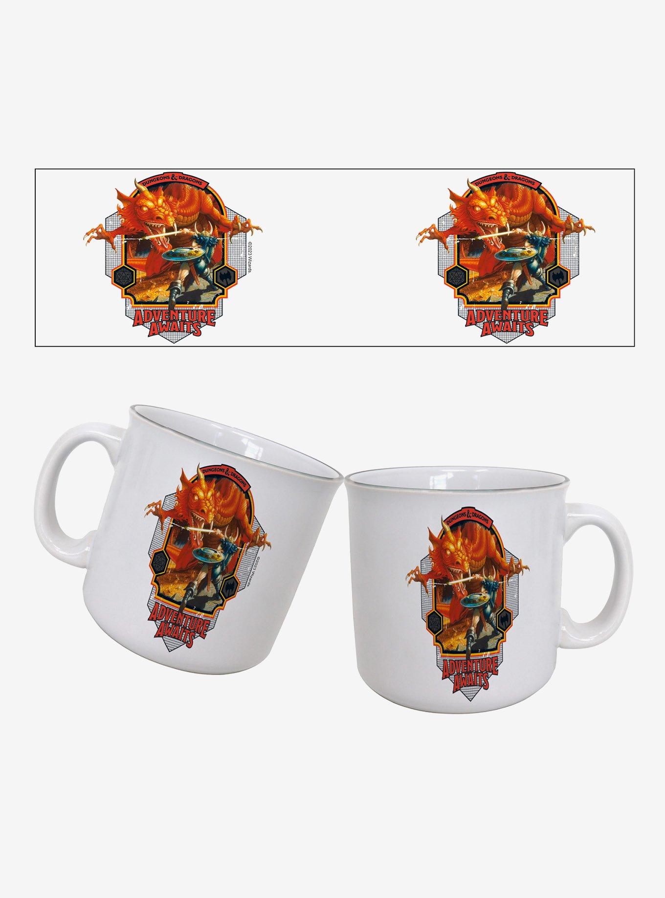 Dungeons & Dragons Adventure Awaits Dragon 20oz Camper Mug, , hi-res