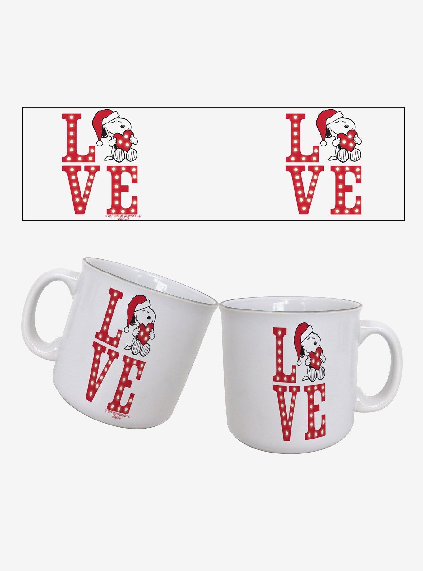 Peanuts Love Holiday Snoopy 20oz Camper Mug, , hi-res