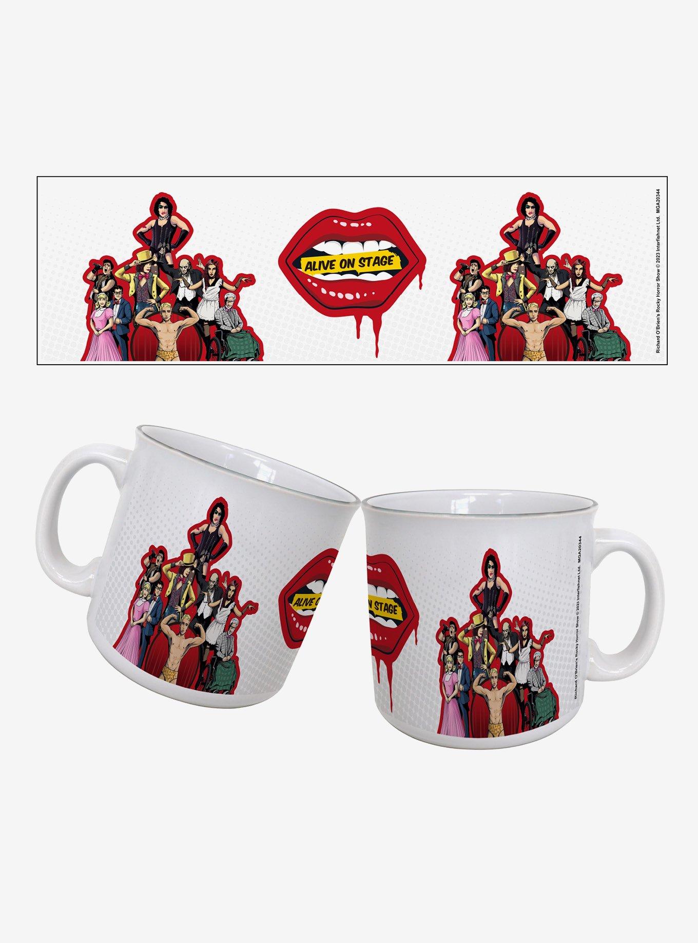 Rocky Horror Show Full Cast 20oz Camper Mug, , hi-res