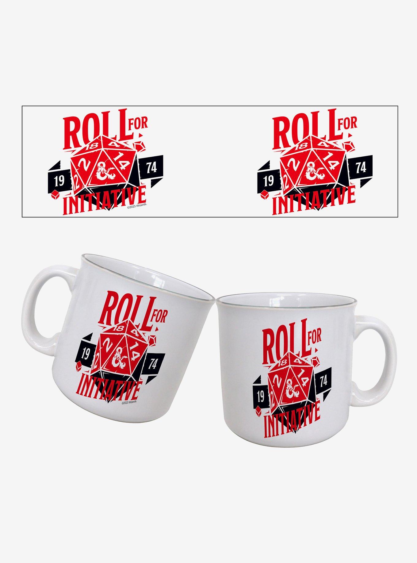 Dungeons & Dragons Roll For Initiative 1974 20oz Camper Mug, , hi-res