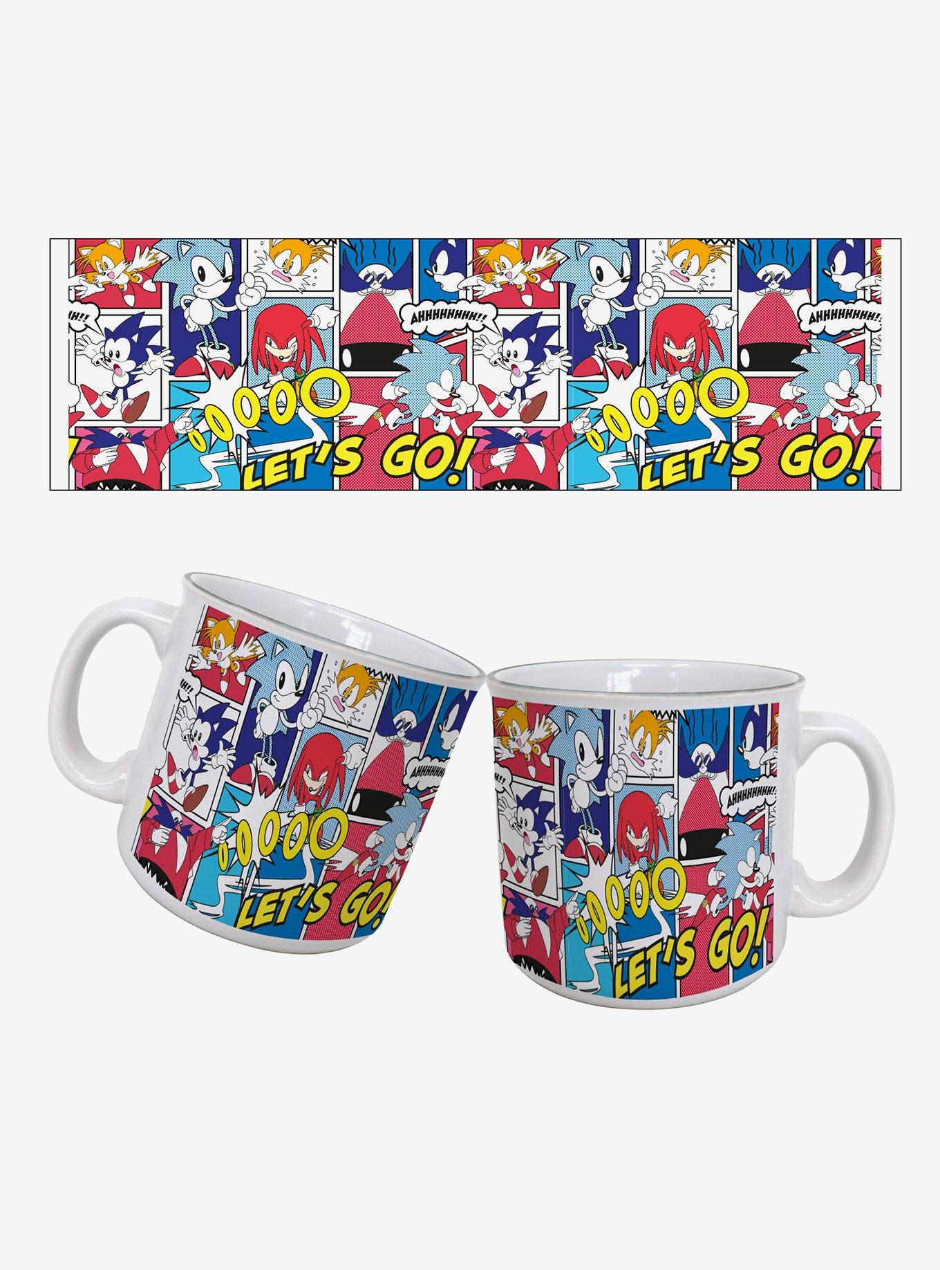 Sonic The Hedgehog Comic Panel 20oz Camper Mug, , hi-res