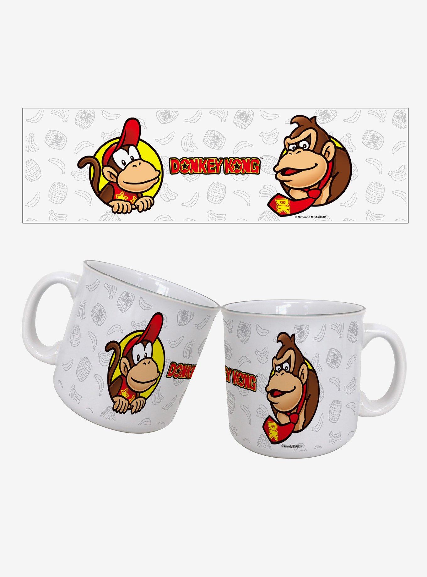 Donkey Kong DK & Diddy Faces 20oz Camper Mug, , hi-res