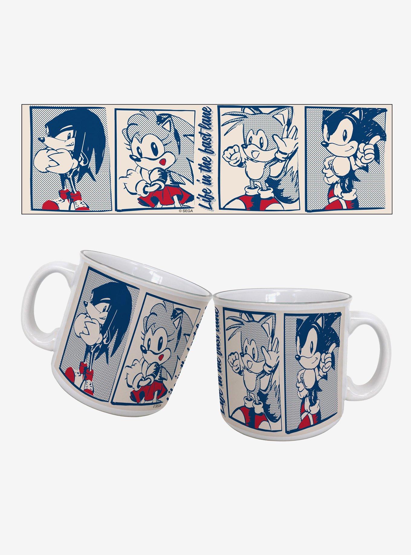 Sonic The Hedgehog Life In The Fast Lane 20oz Camper Mug, , hi-res