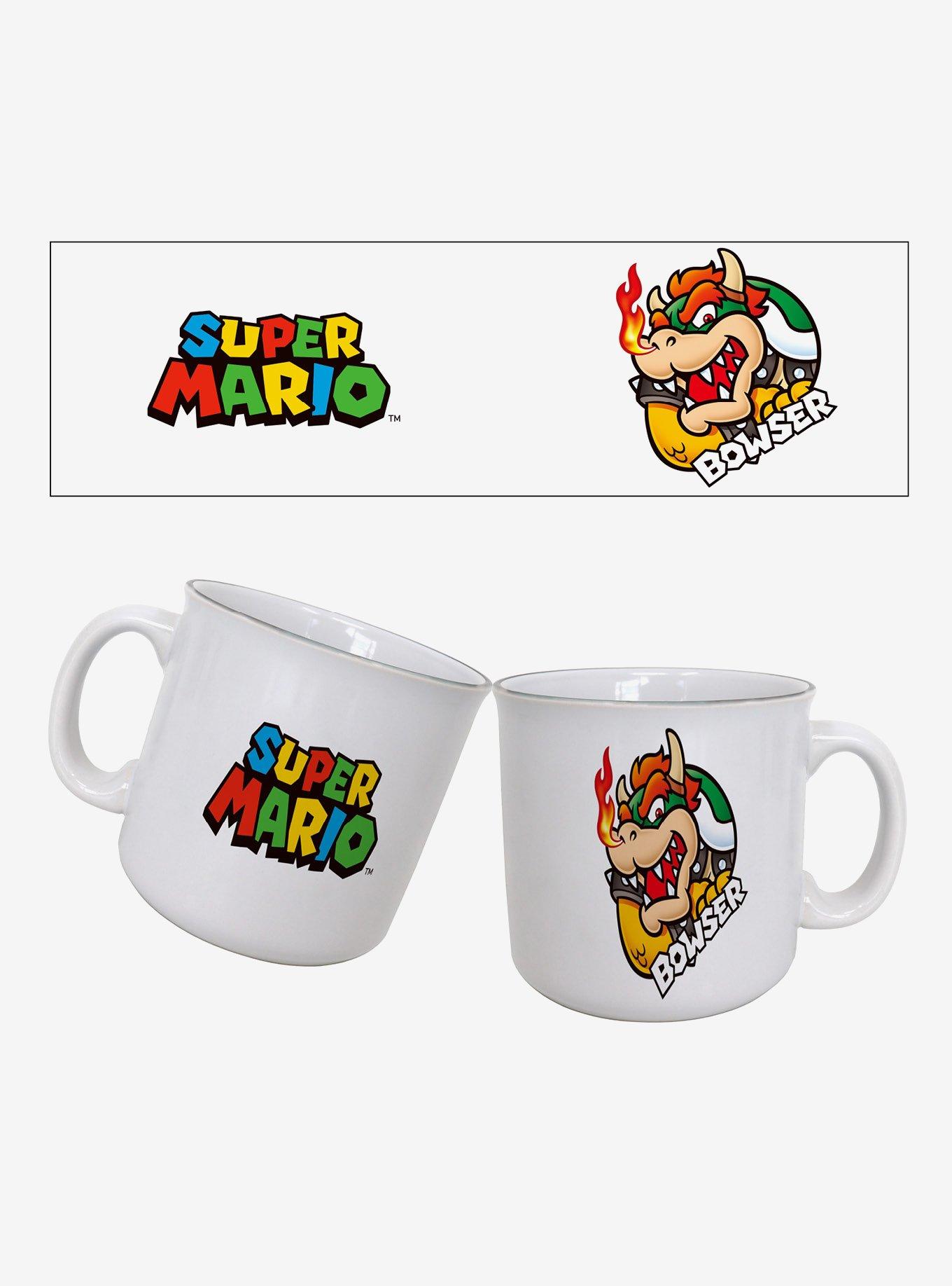 Super Mario Bowser Circle Name 20oz Camper Mug, , hi-res