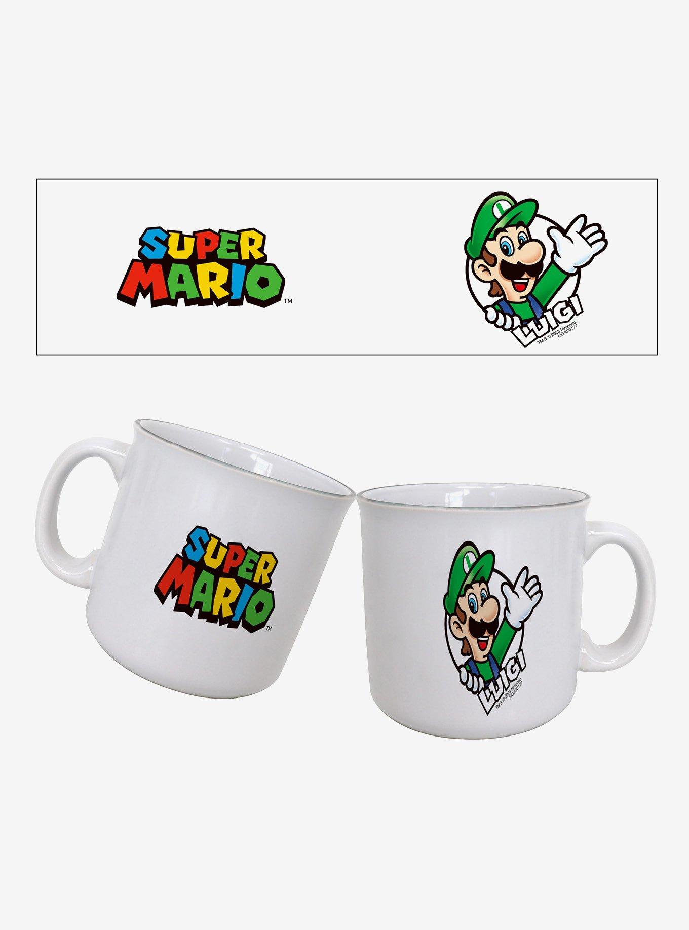 Super Mario Luigi Circle Name 20oz Camper Mug, , hi-res