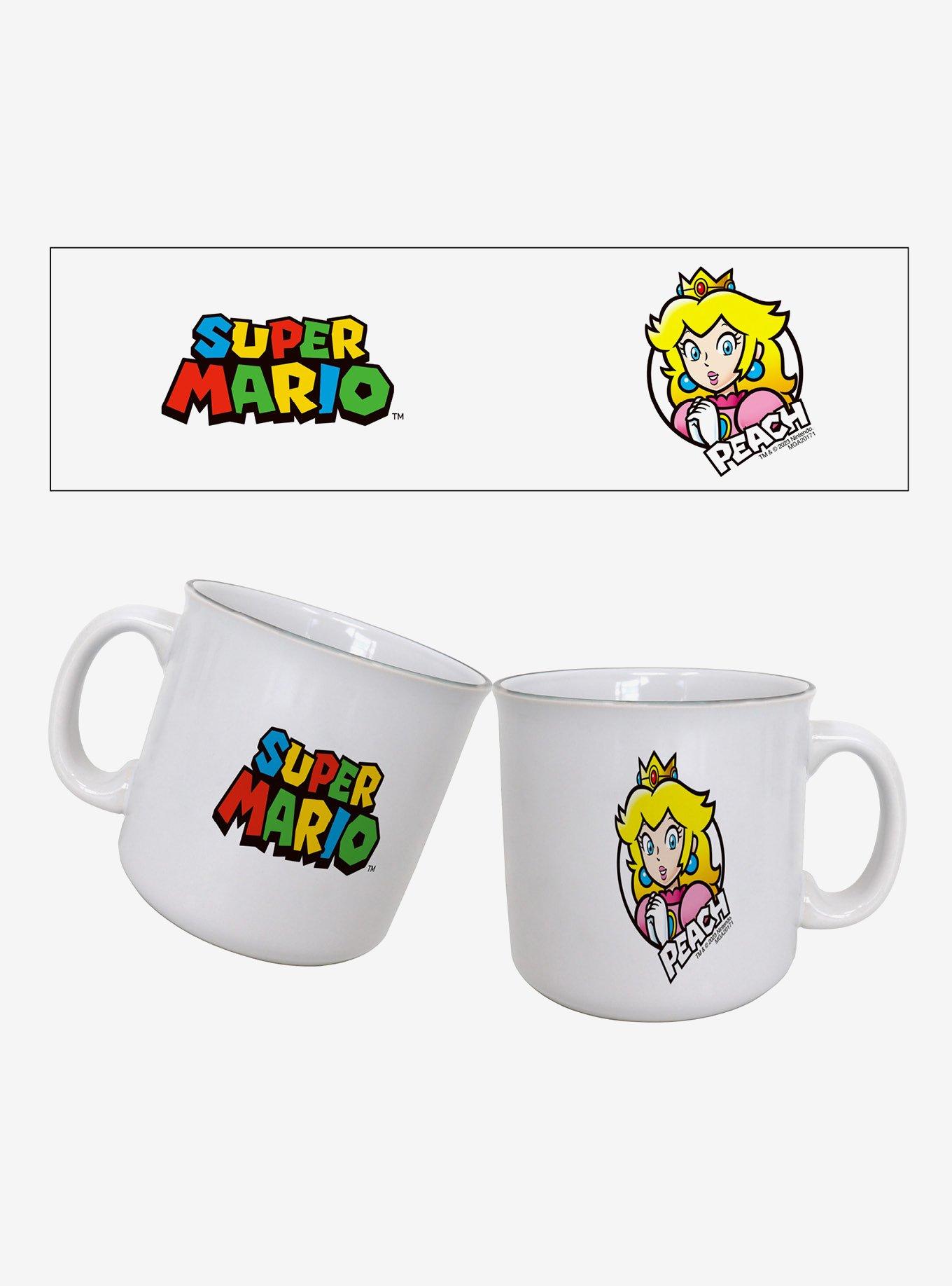 Super Mario Peach Circle Name 20oz Camper Mug, , hi-res