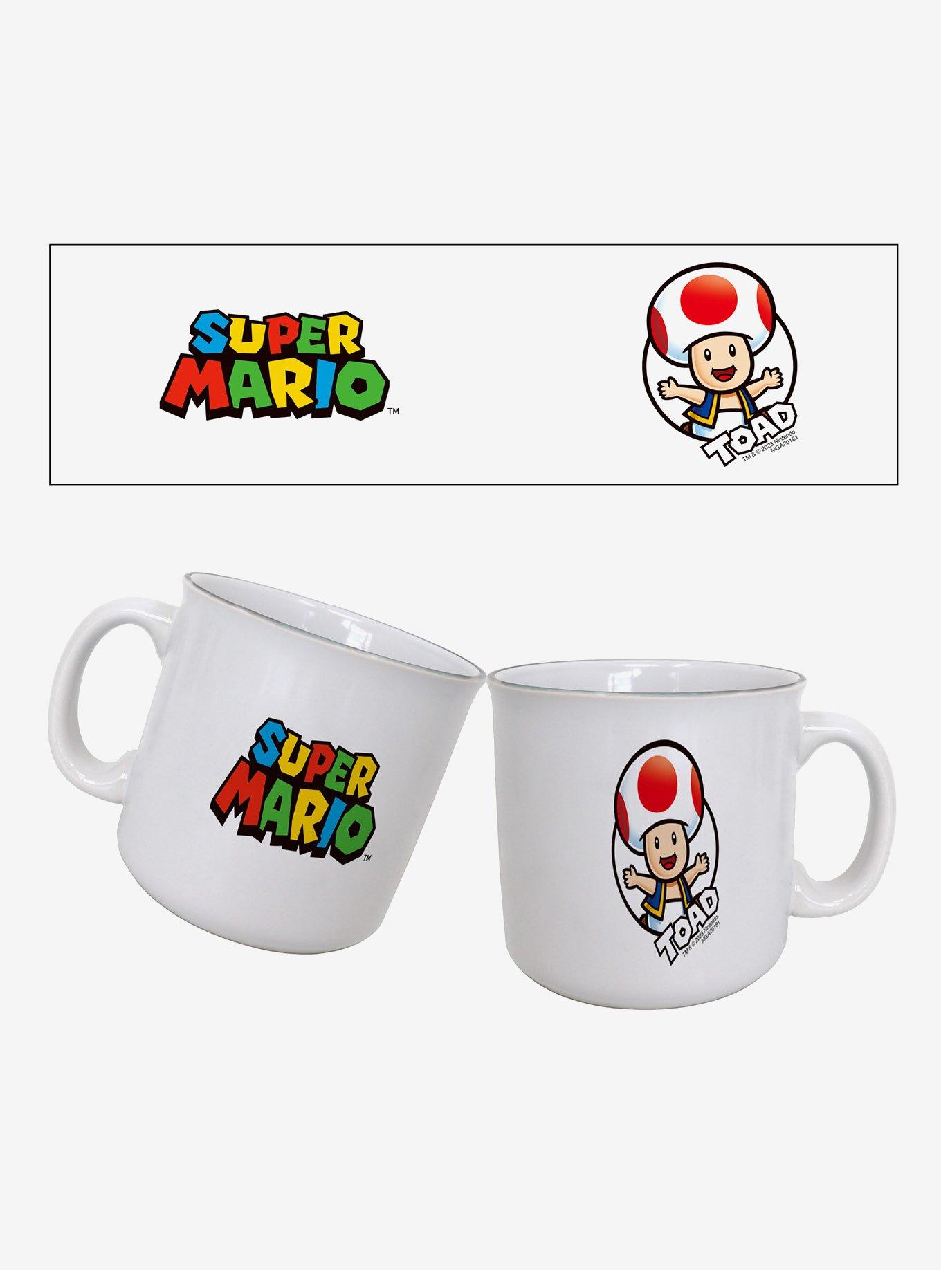 Super Mario Toad Circle Name 20oz Camper Mug, , hi-res