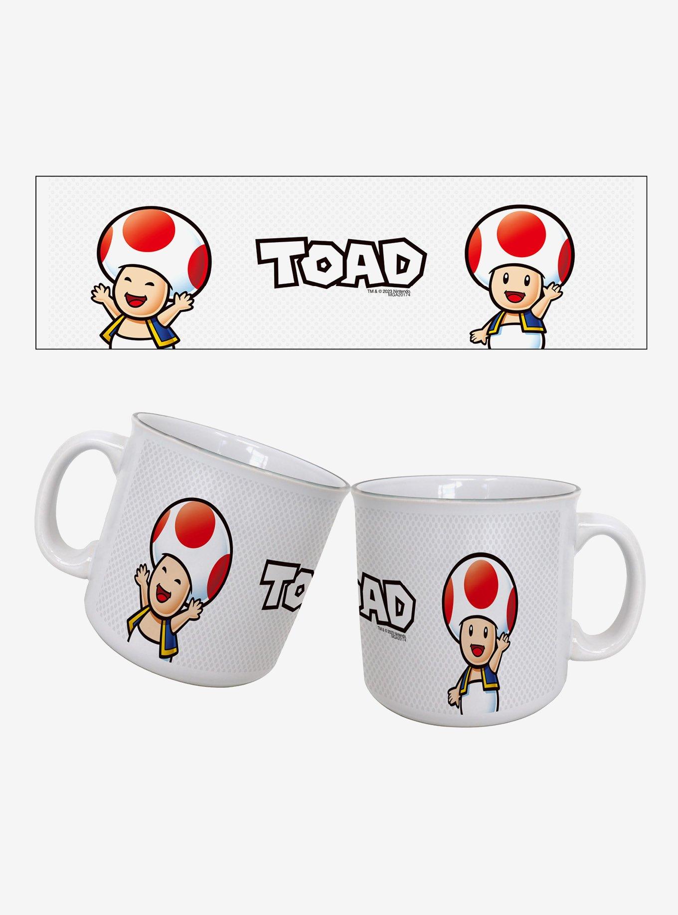 Super Mario Toad Name 20oz Camper Mug