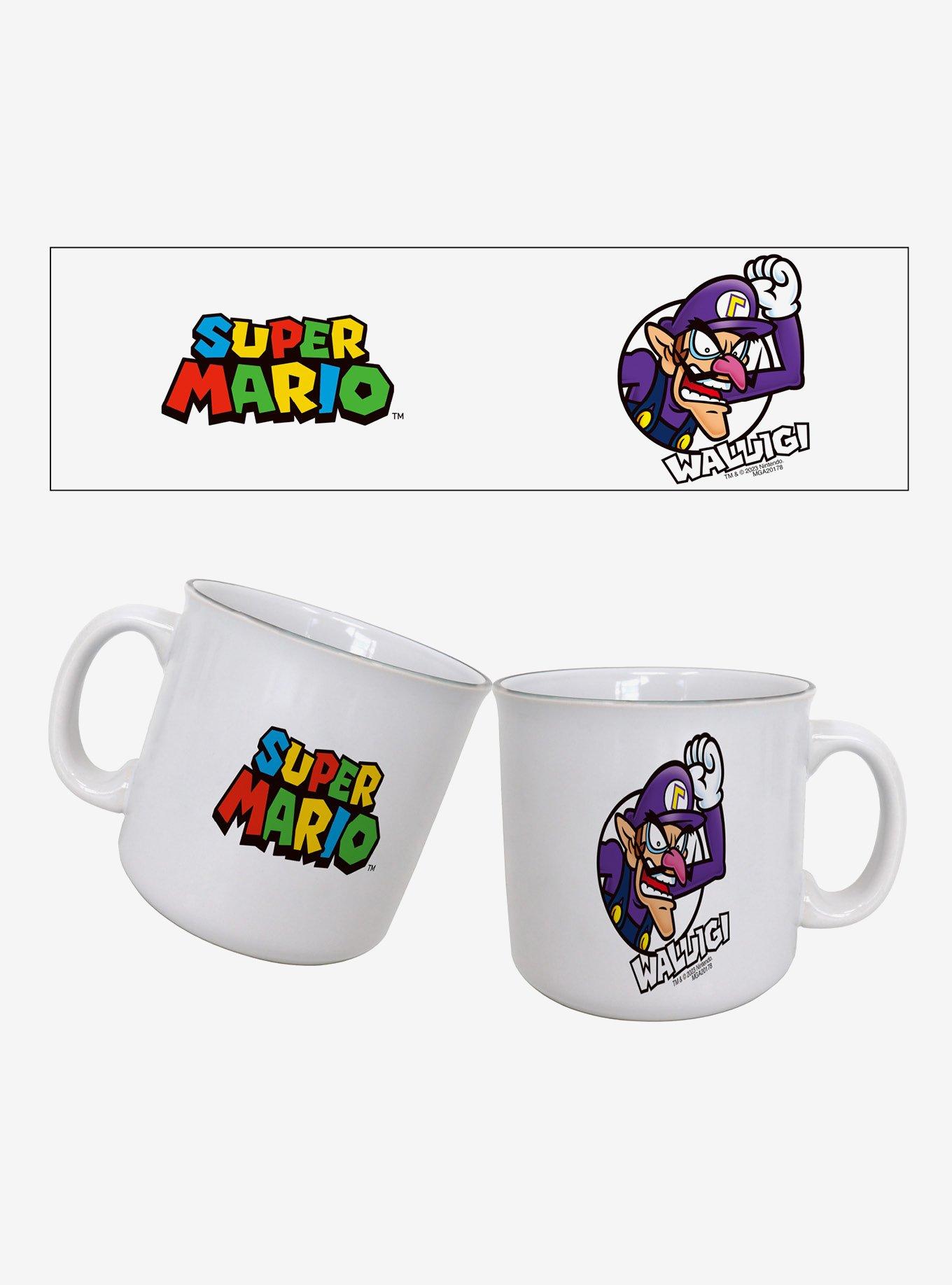 Super Mario Waluigi Circle Name 20oz Camper Mug, , hi-res