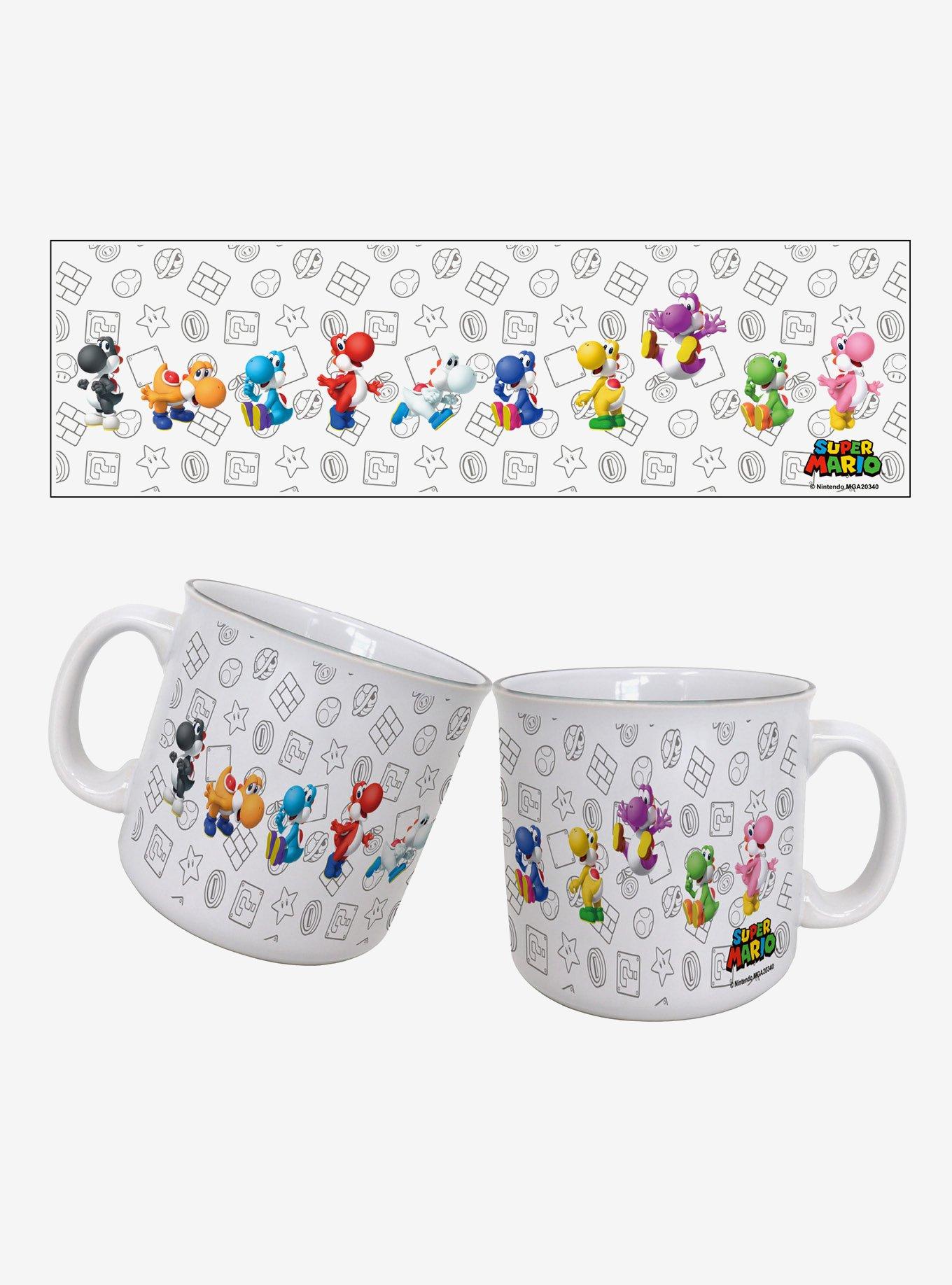 Super Mario Yoshi Colors 20oz Camper Mug, , hi-res