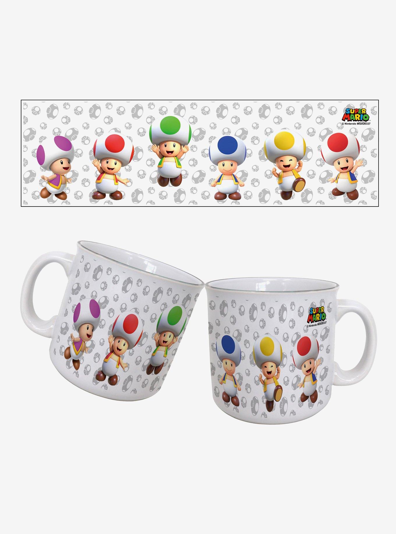 Super Mario Multi Toads 20oz Camper Mug, , hi-res