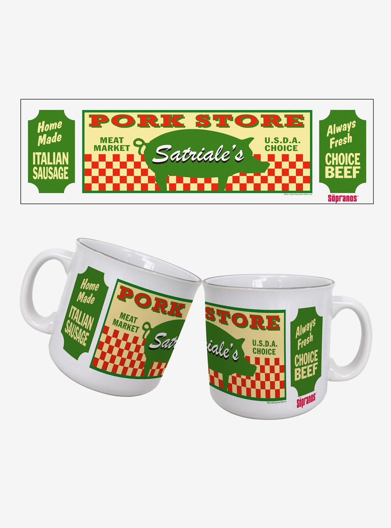The Sopranos Satriale's Pork Store 20oz Camper Mug, , hi-res