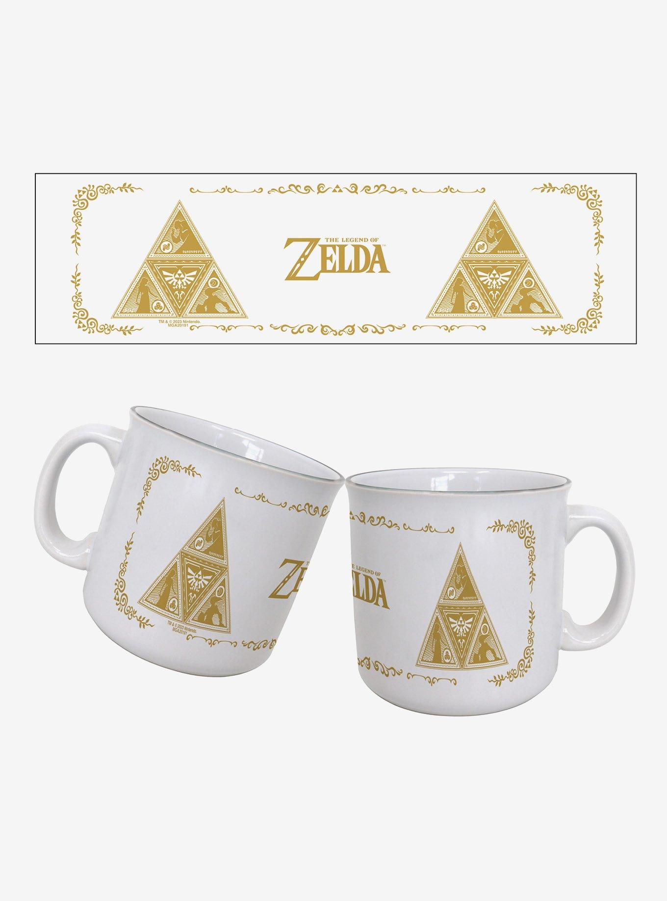 The Legend of Zelda Character Triforce 20oz Camper Mug, , hi-res