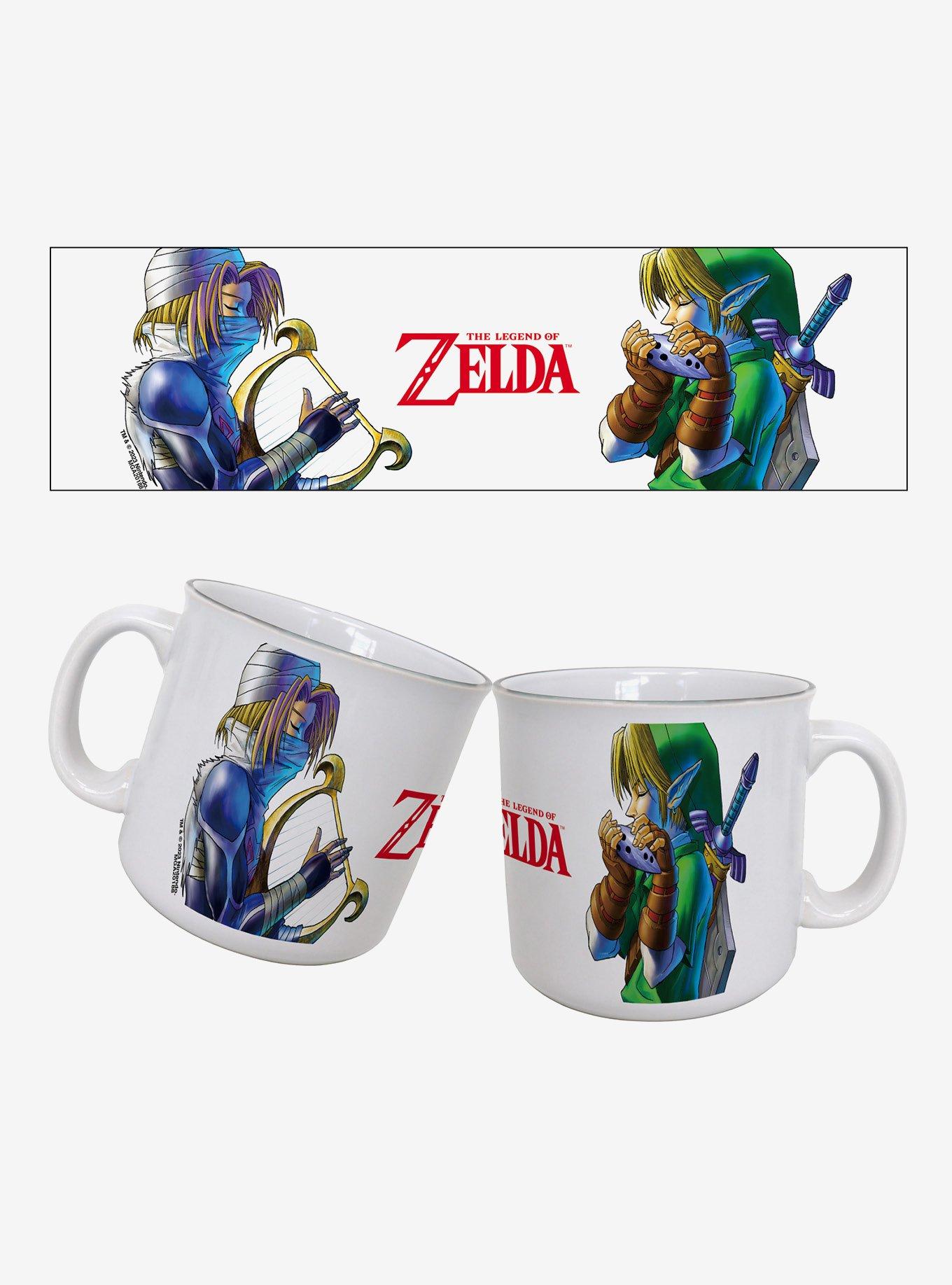 The Legend of Zelda Ocarina of Time Sheik & Link 20oz Camper Mug, , hi-res