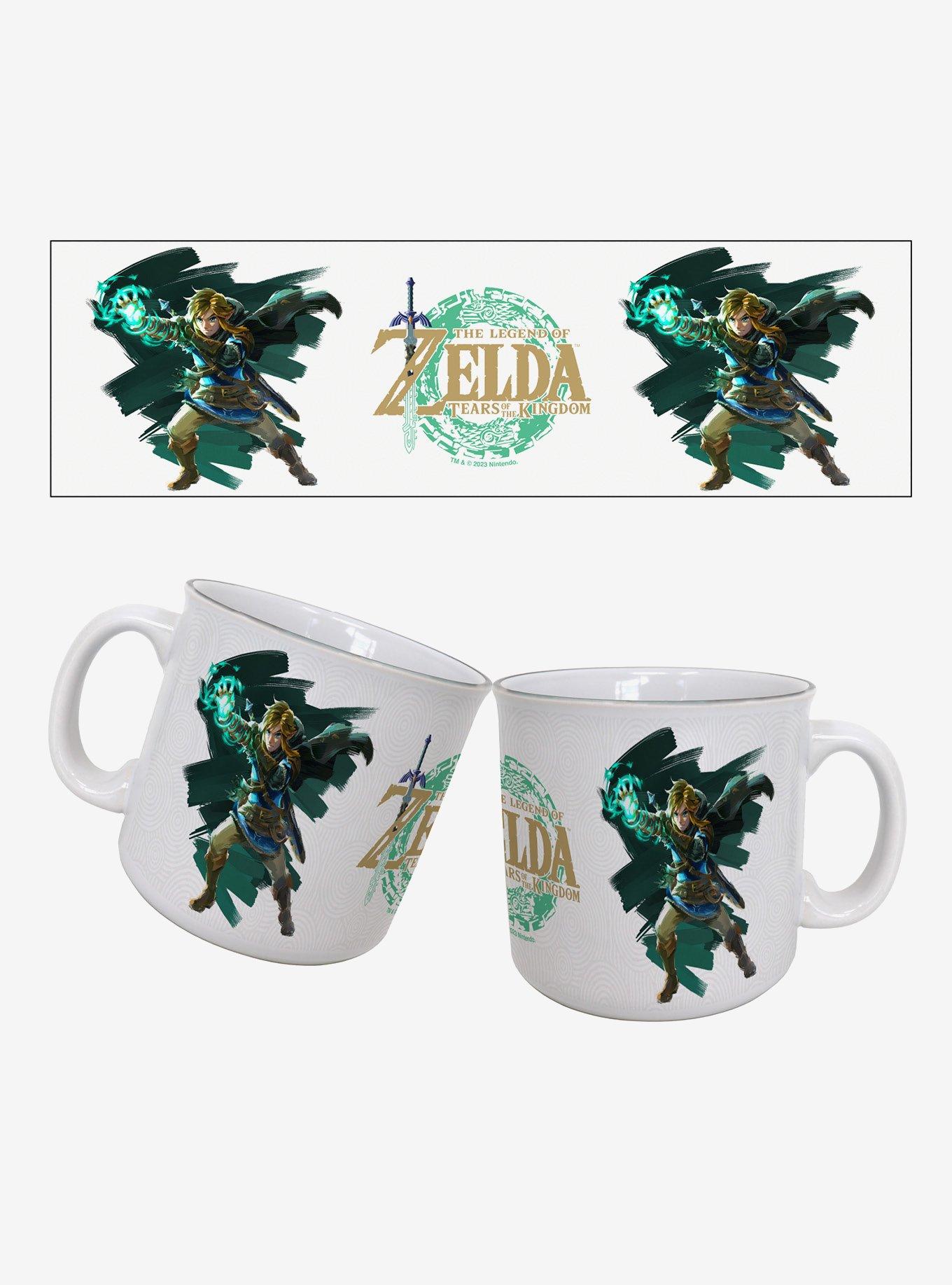 The Legend of Zelda Tears of The Kingdom Link Ultra Hand 20oz Camper Mug, , hi-res