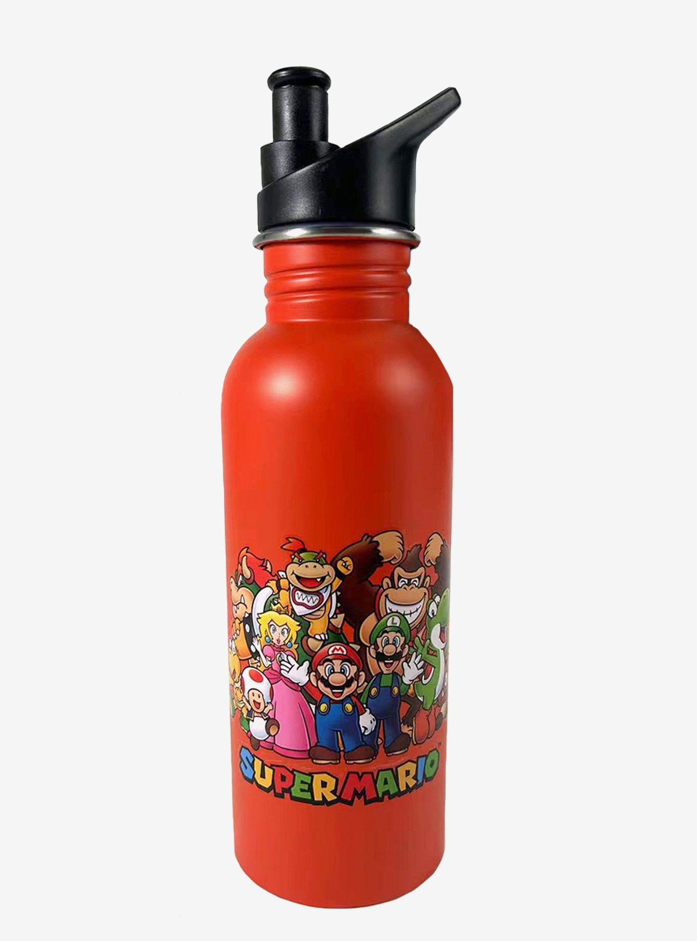 Super Mario Lineup 25oz Metal Canteen Water Bottle, , hi-res