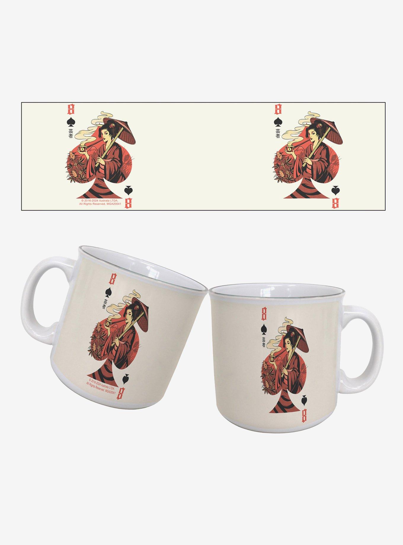 Ilustrata Playing Card 20oz Camper Mug, , hi-res