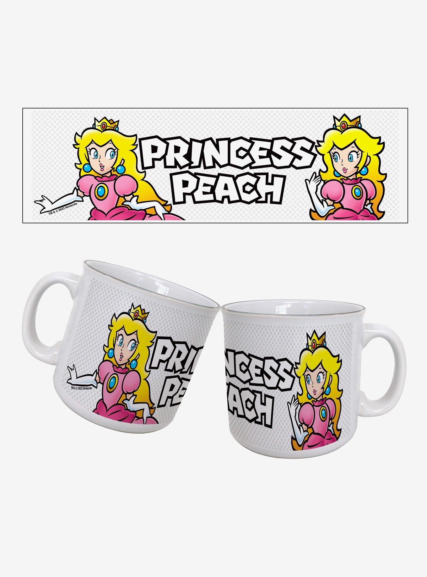 Super Mario Princess Peach Name 20oz Camper Mug, , hi-res