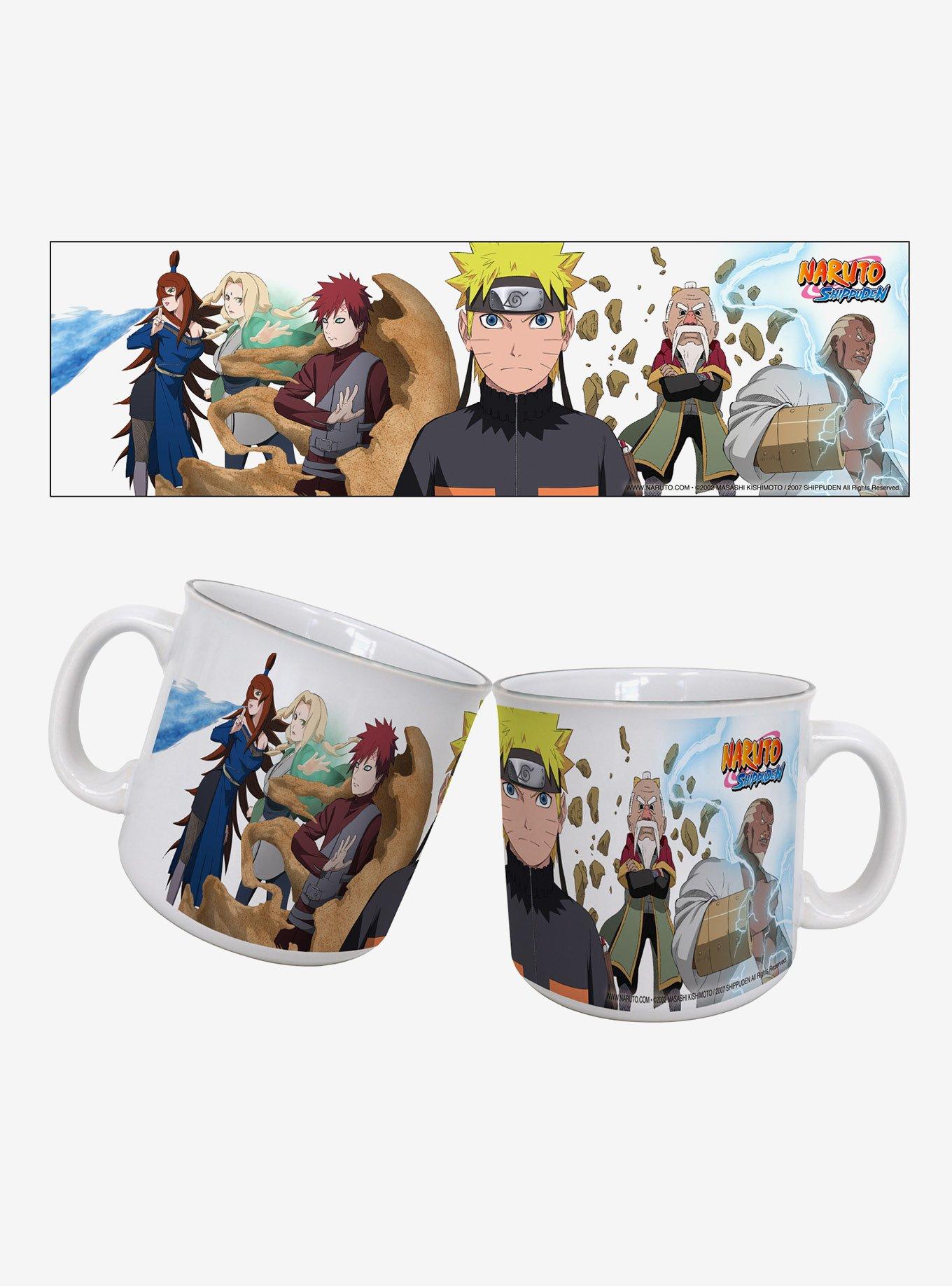 Naruto Shippuden Collage 20oz Camper Mug, , hi-res