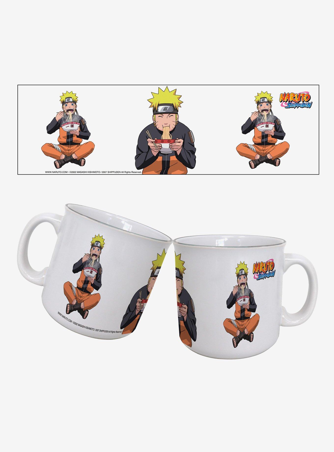 Naruto Shippuden Eating Ramen 20oz Camper Mug, , hi-res