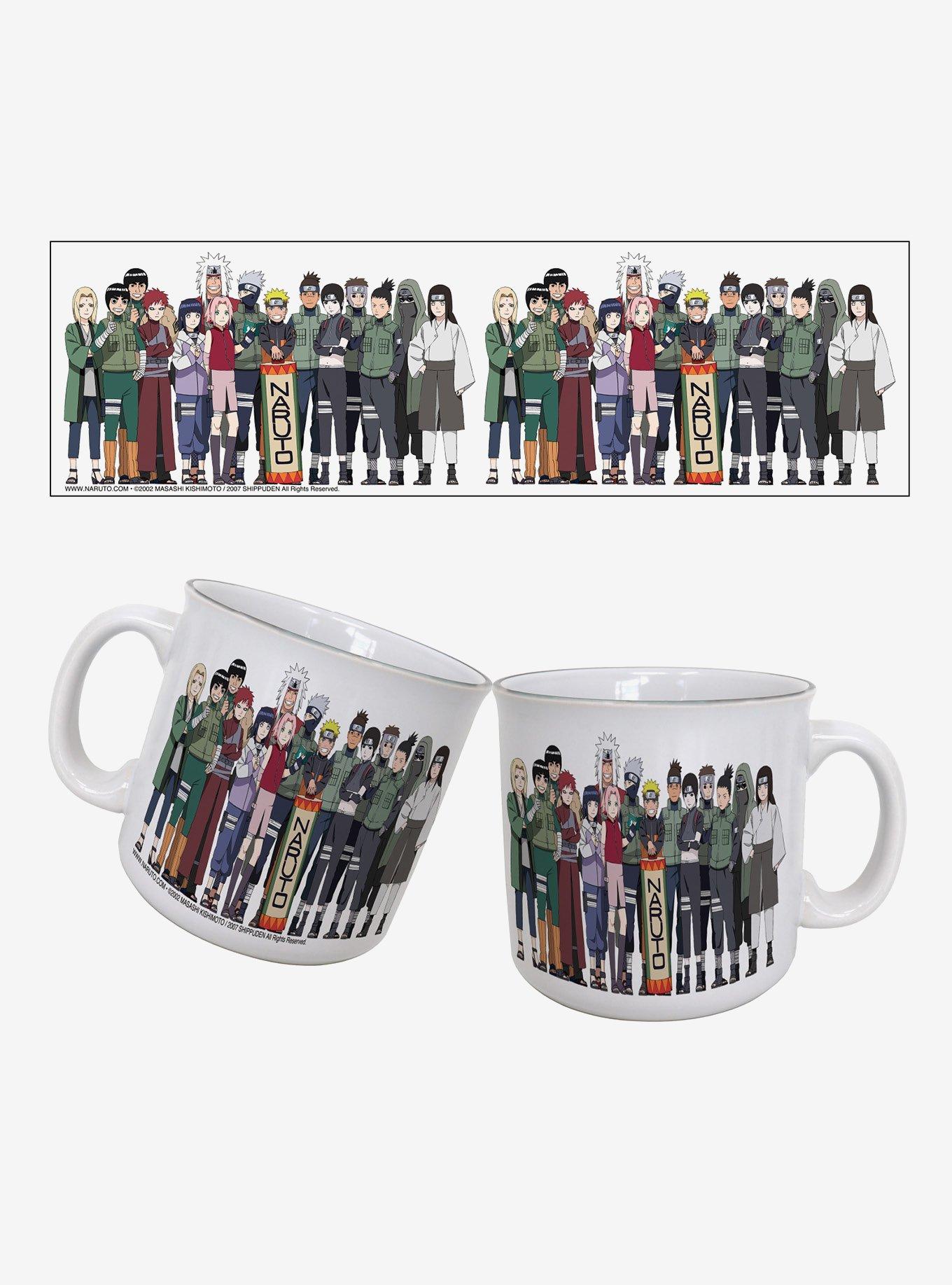 Naruto Shippuden Lineup 20oz Camper Mug, , hi-res