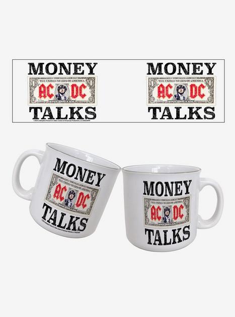AC/DC Money Talks 20oz Camper Mug | BoxLunch
