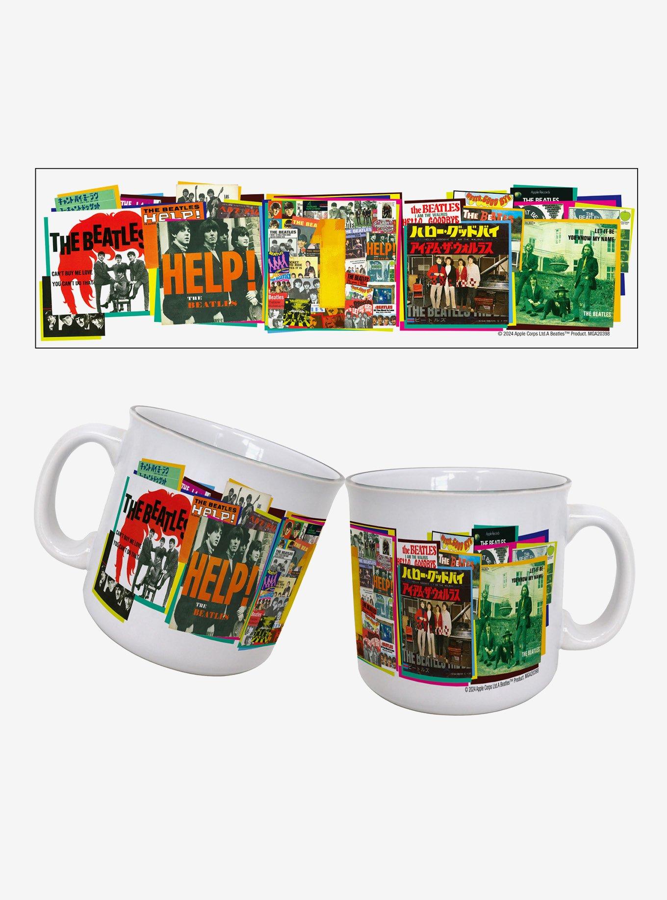 The Beatles 1 Singles Collage 20oz Camper Mug, , hi-res