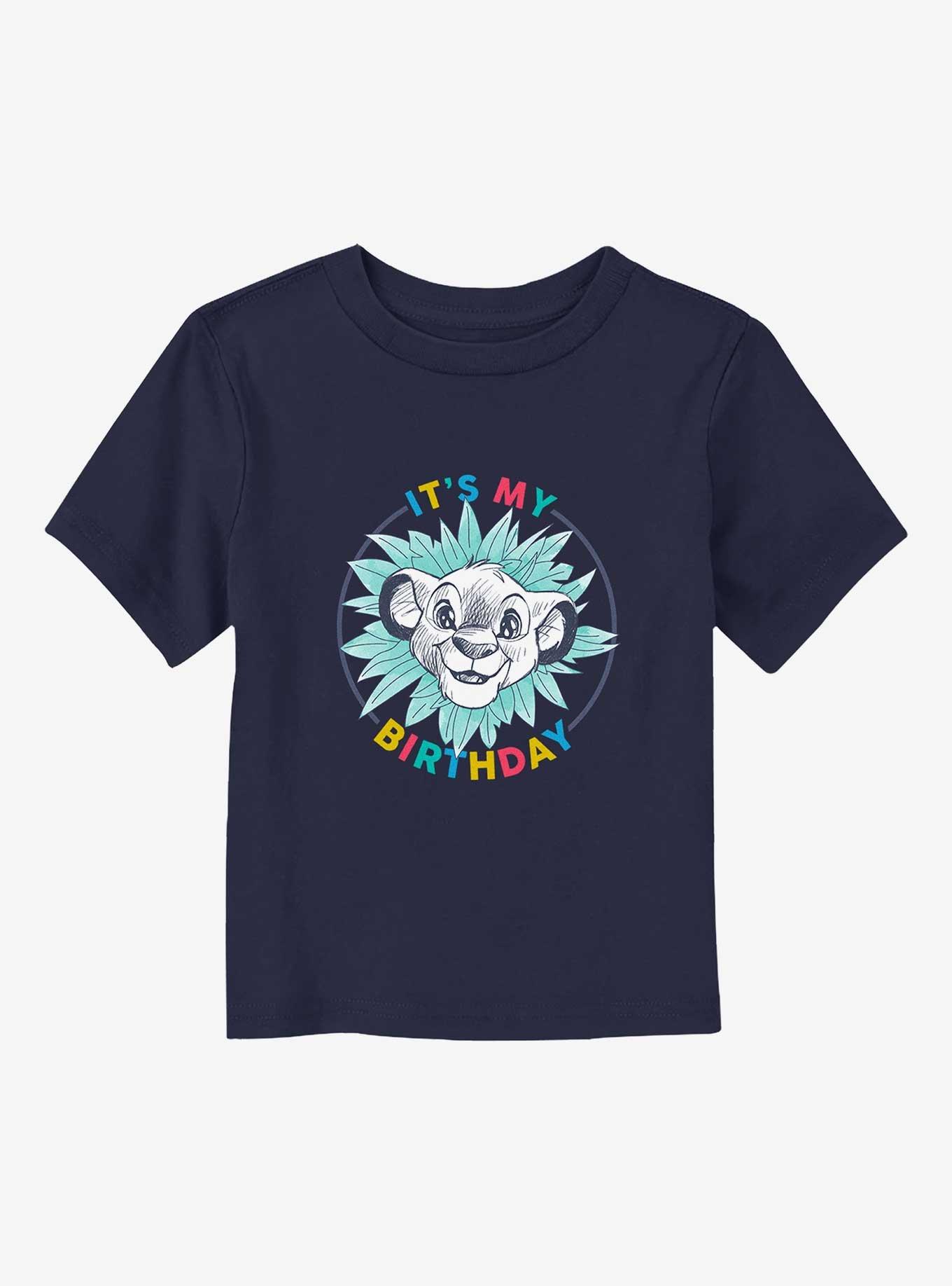 Disney The Lion King It's My Birthday Simba Toddler T-Shirt, , hi-res