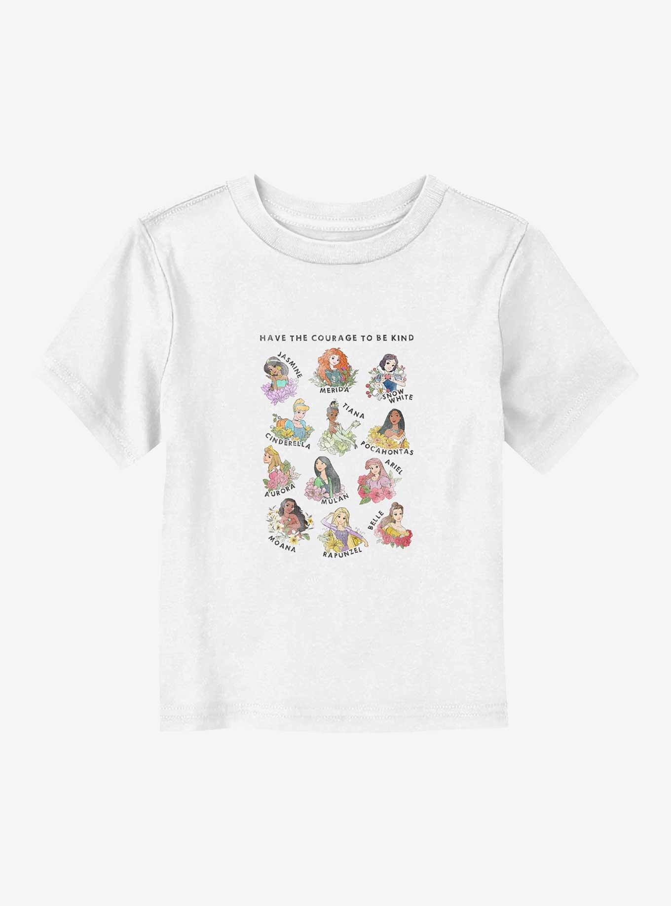 Disney Princesses Have The Courage To Be Kind Toddler T-Shirt, , hi-res