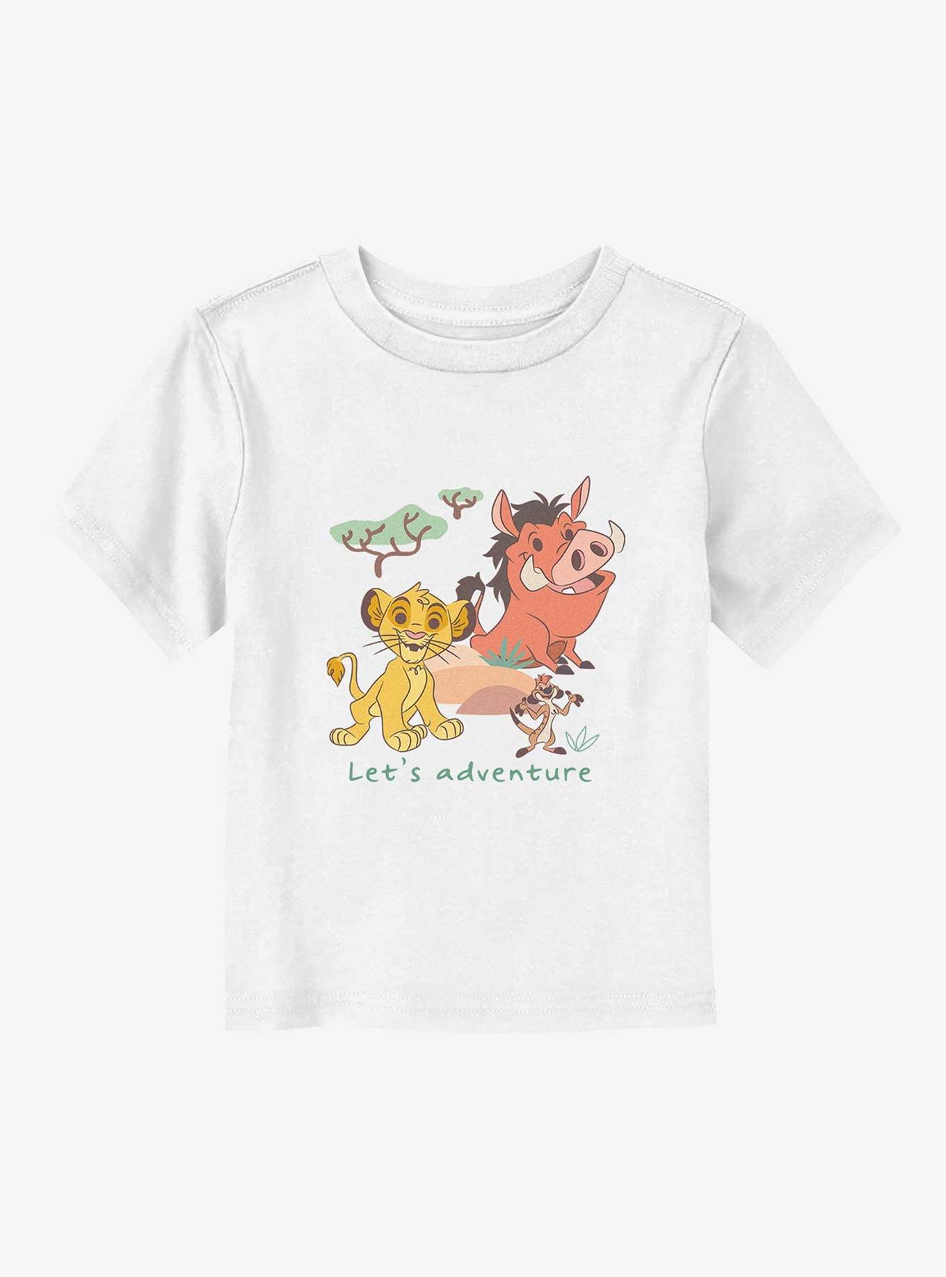 Disney The Lion King Let's Adventure Toddler T-Shirt, WHITE, hi-res