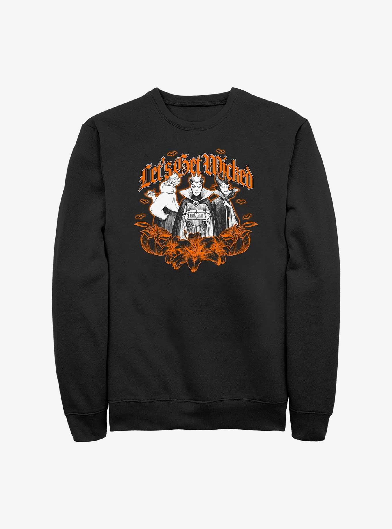 Disney Villains Lets Get Wicked Sweatshirt, , hi-res