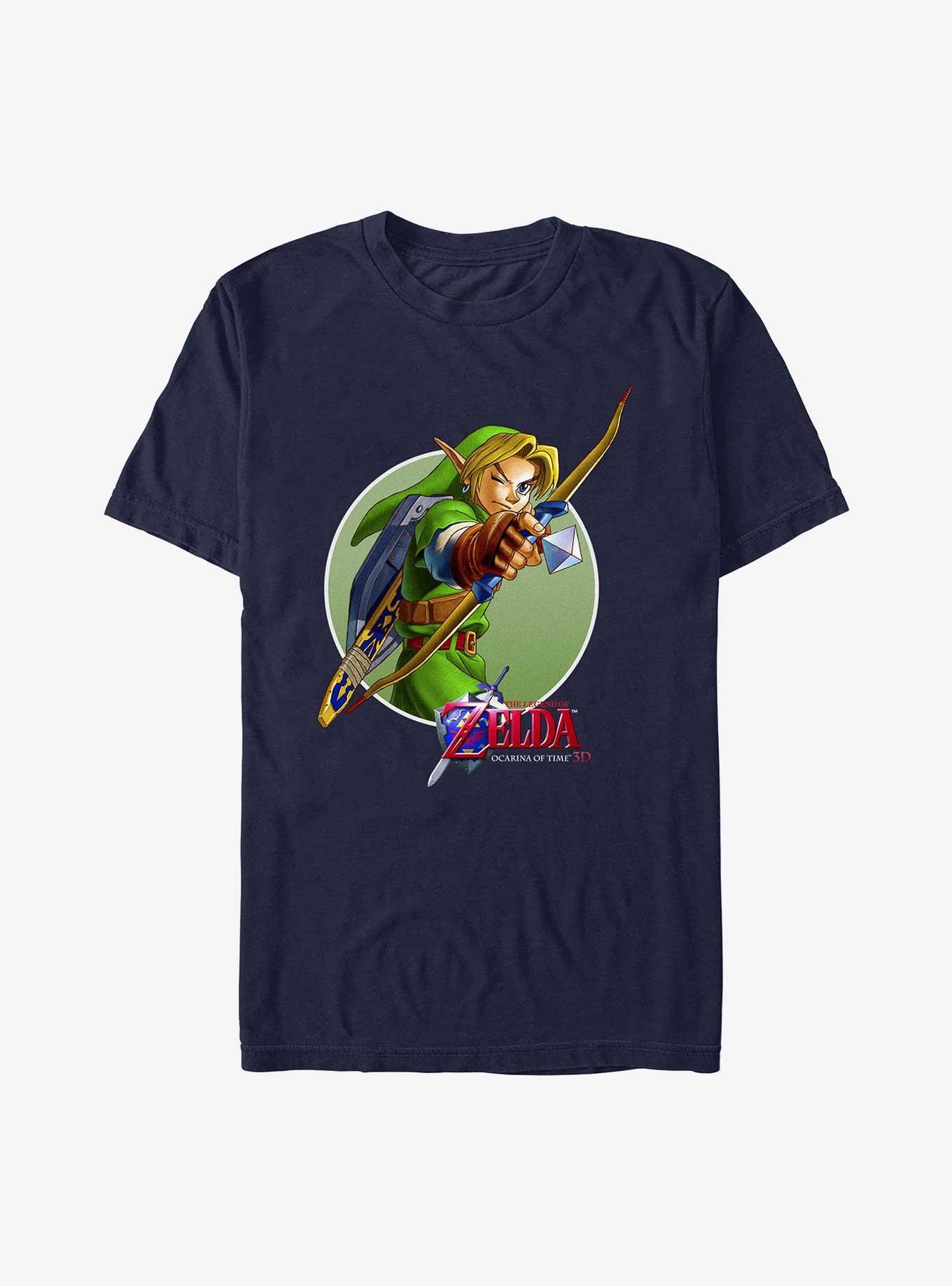 The Legend Of Zelda Link Aims Ocarina 3D T-Shirt, , hi-res