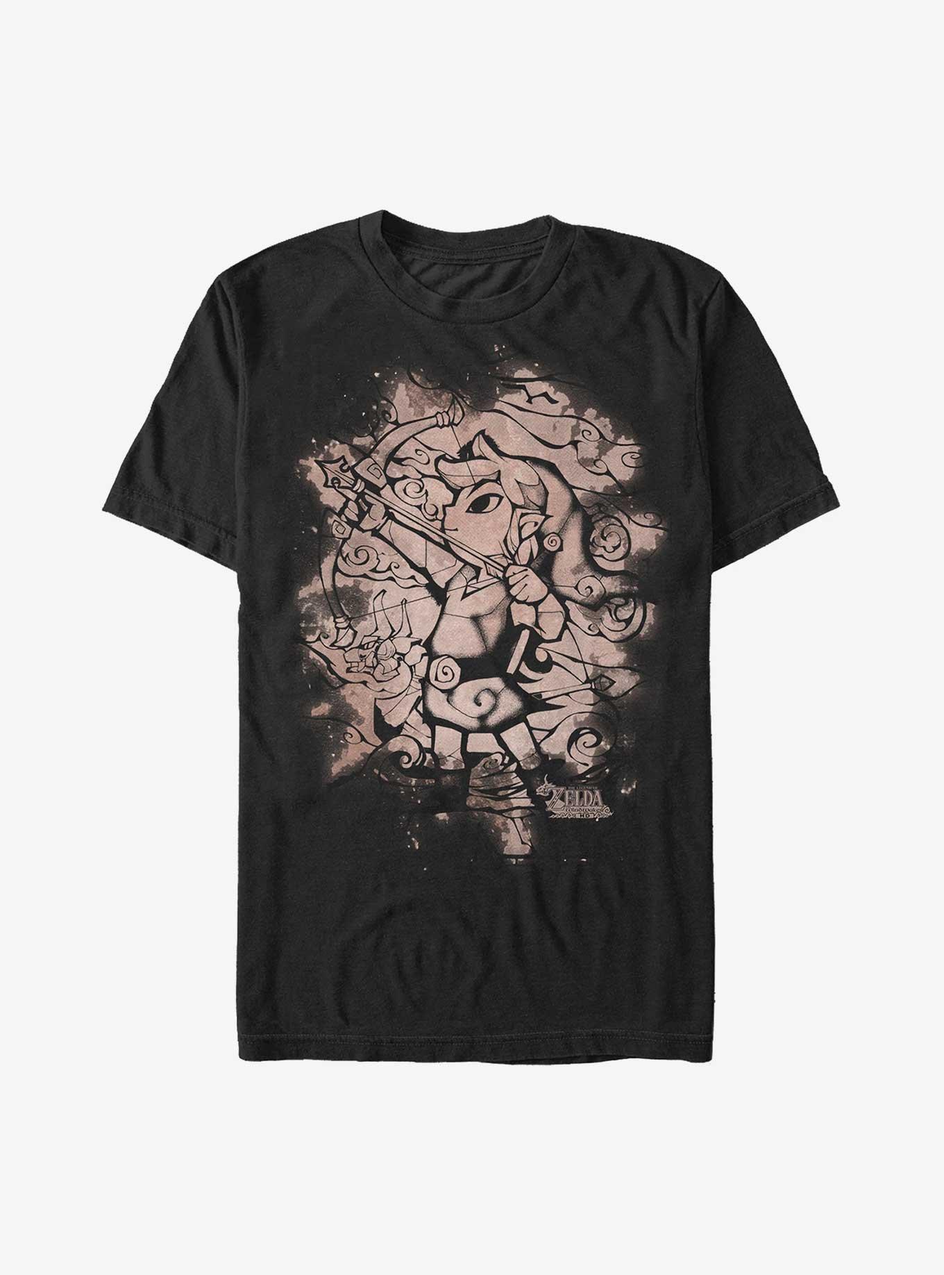 The Legend Of Zelda Bleached Spot T-Shirt, , hi-res