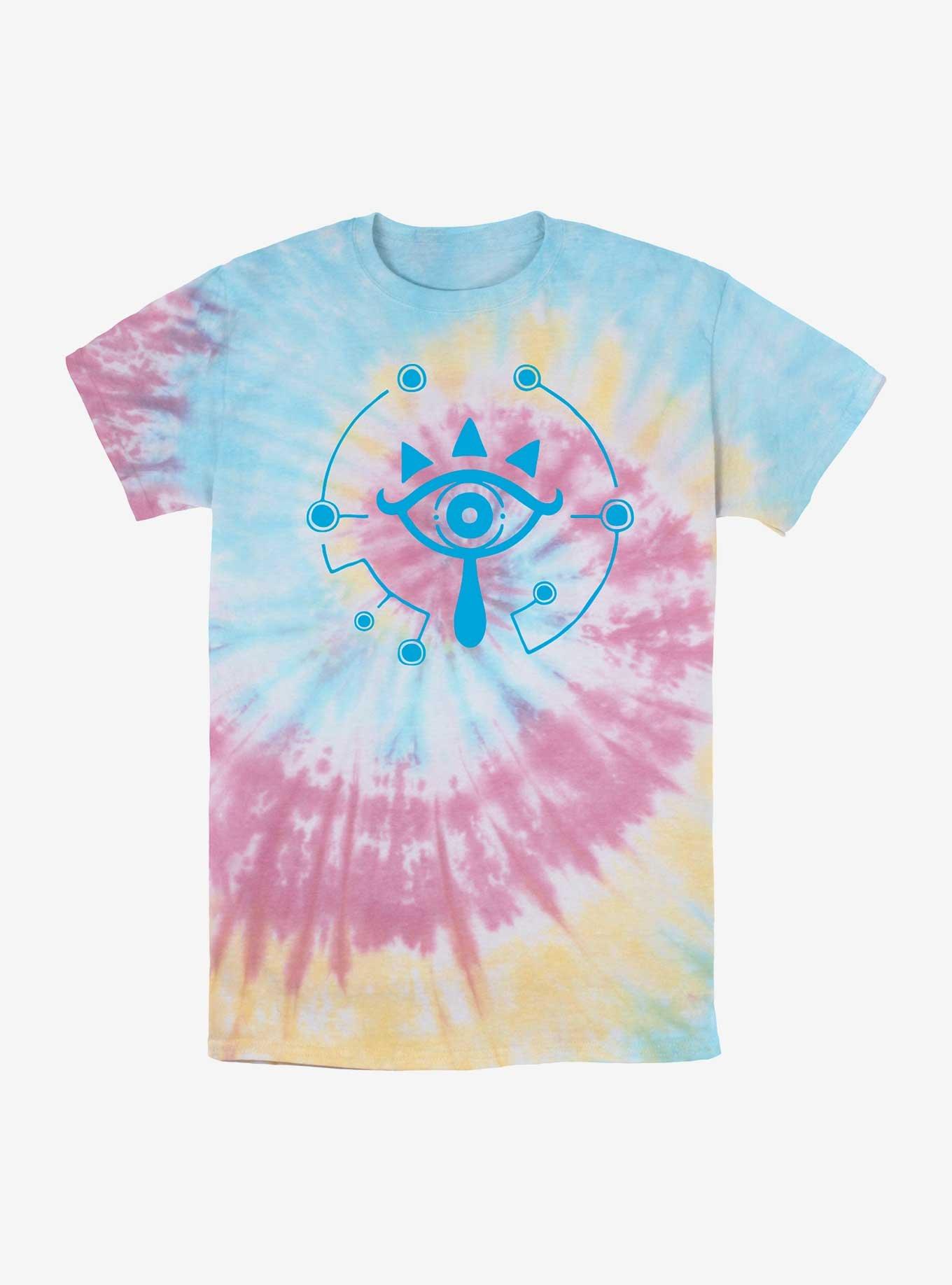 The Legend Of Zelda Breath Of The WIld Sheikah Tie-Dye T-Shirt, , hi-res
