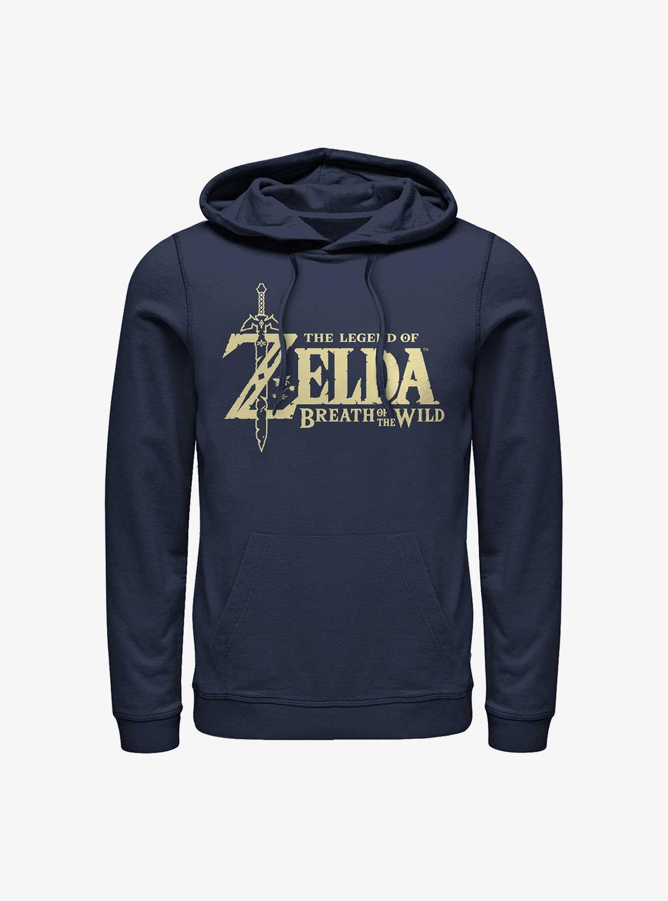 The Legend Of Zelda Breath Of The Wild Logo Hoodie, , hi-res