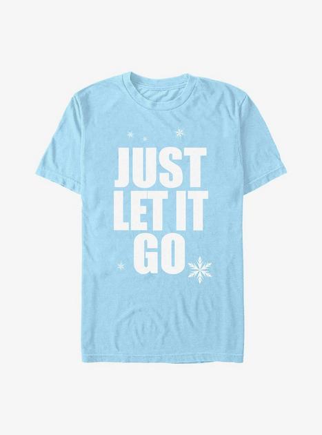 Let It Go T Shirt Navy Frozen Song Let It Go T Shirt for Women and Girls main image 0