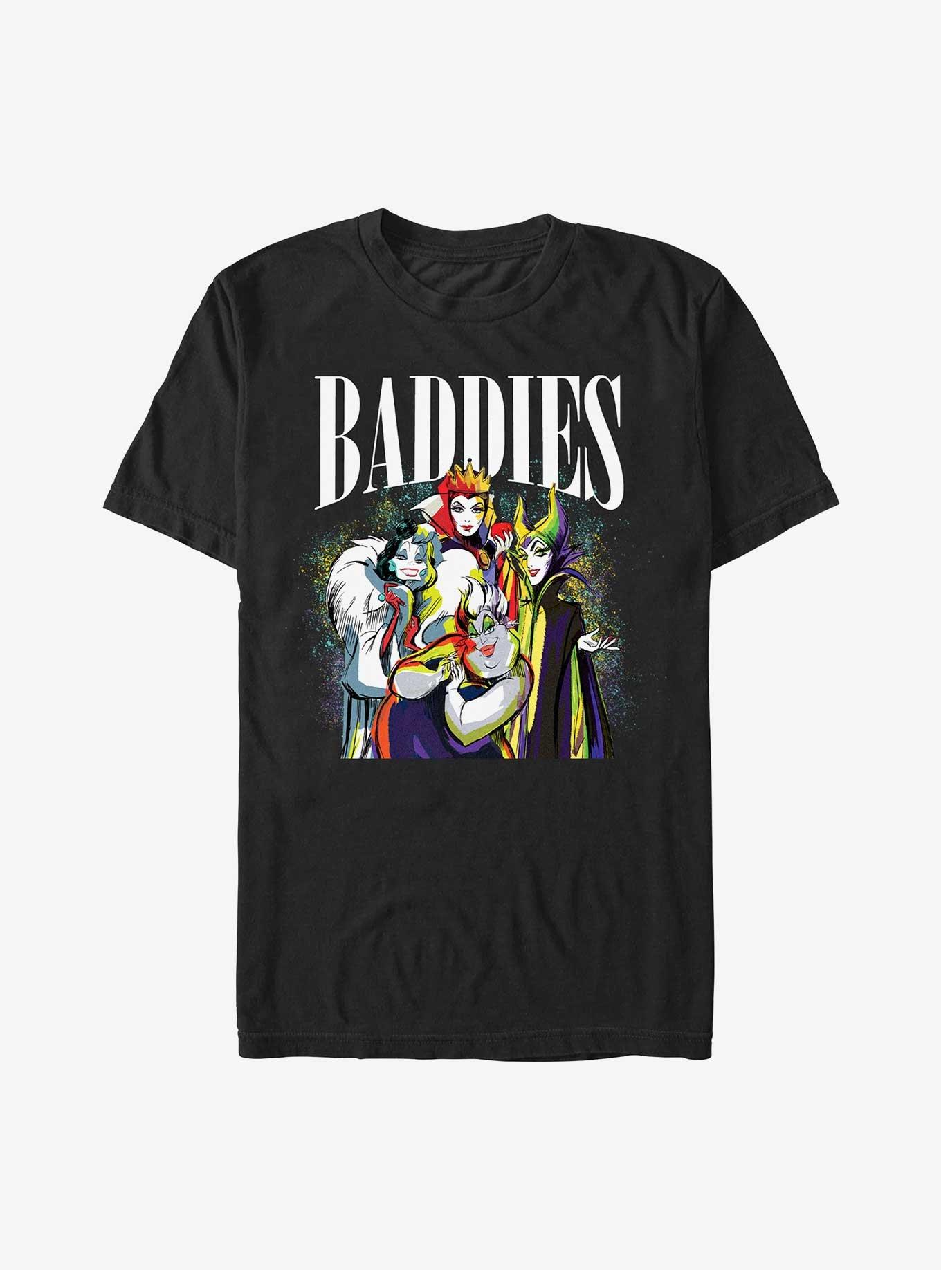Disney Villains Curved Baddies Group T-Shirt, , hi-res