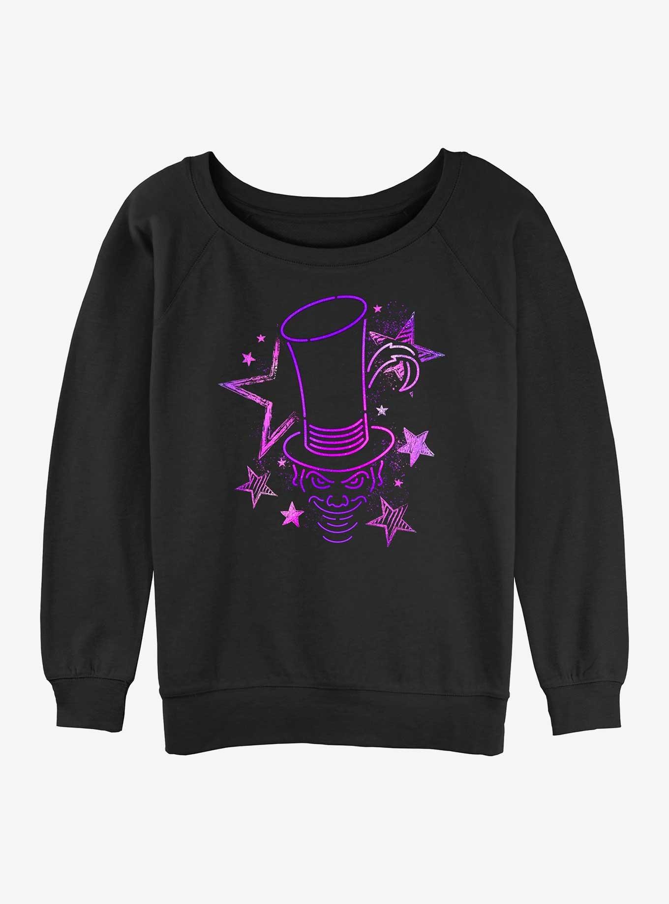 Disney Villains Facilier Airbrush Womens Slouchy Sweatshirt, , hi-res
