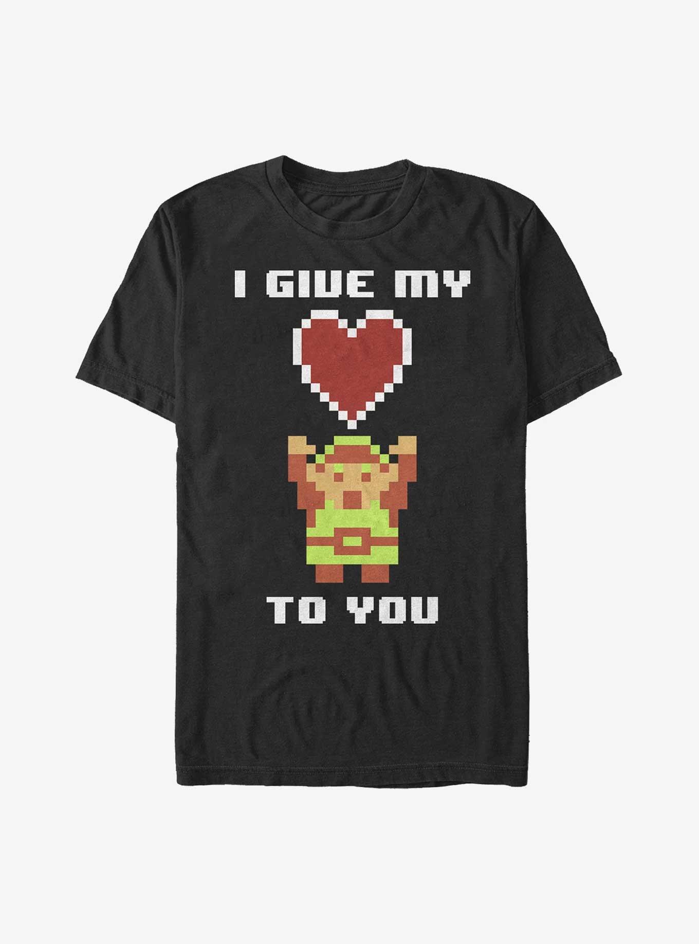 The Legend Of Zelda Give My Pixel Heart T-Shirt, , hi-res