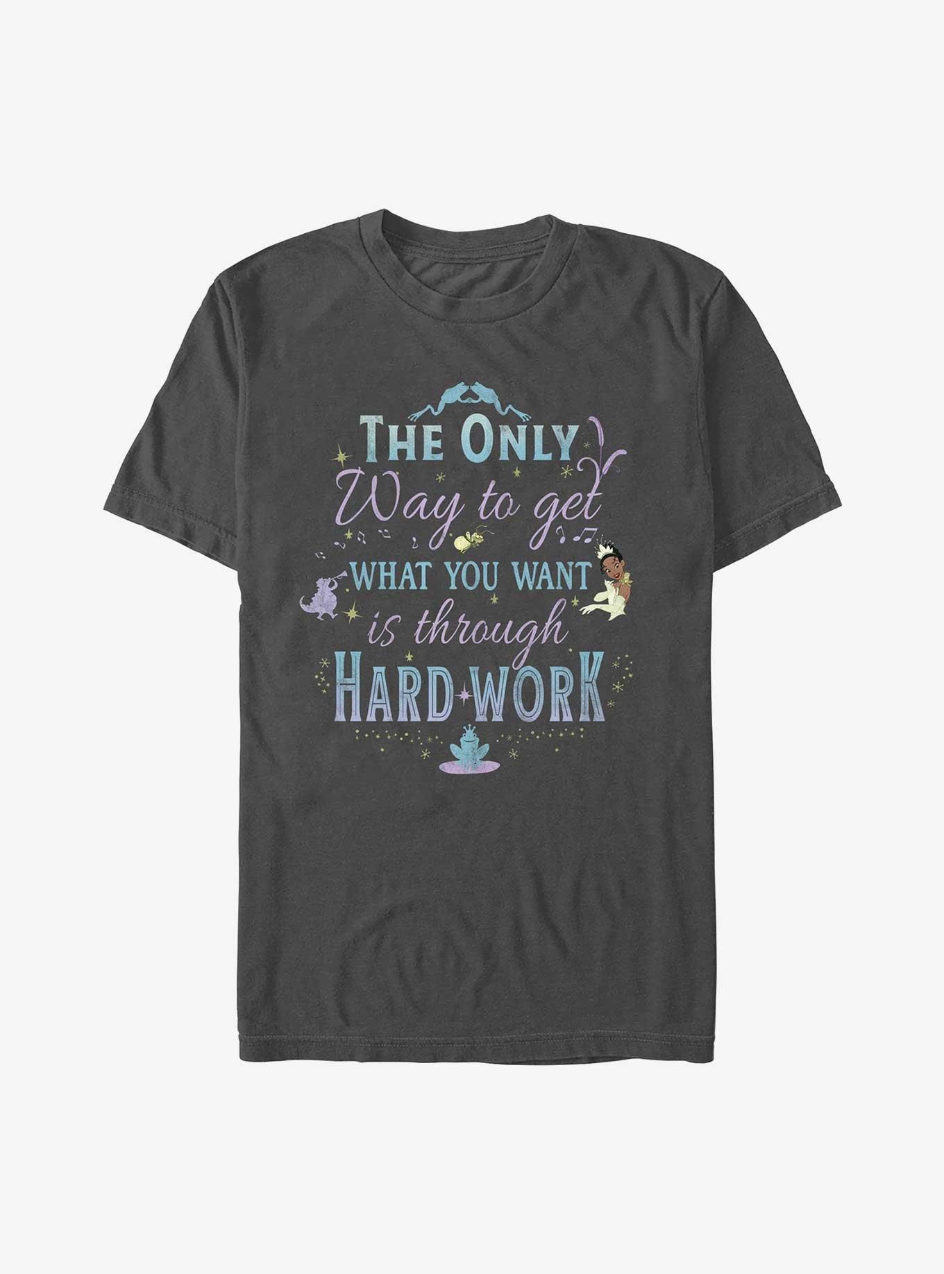 Disney The Princess And The Frog Hard Work Catchphrase T-Shirt, , hi-res